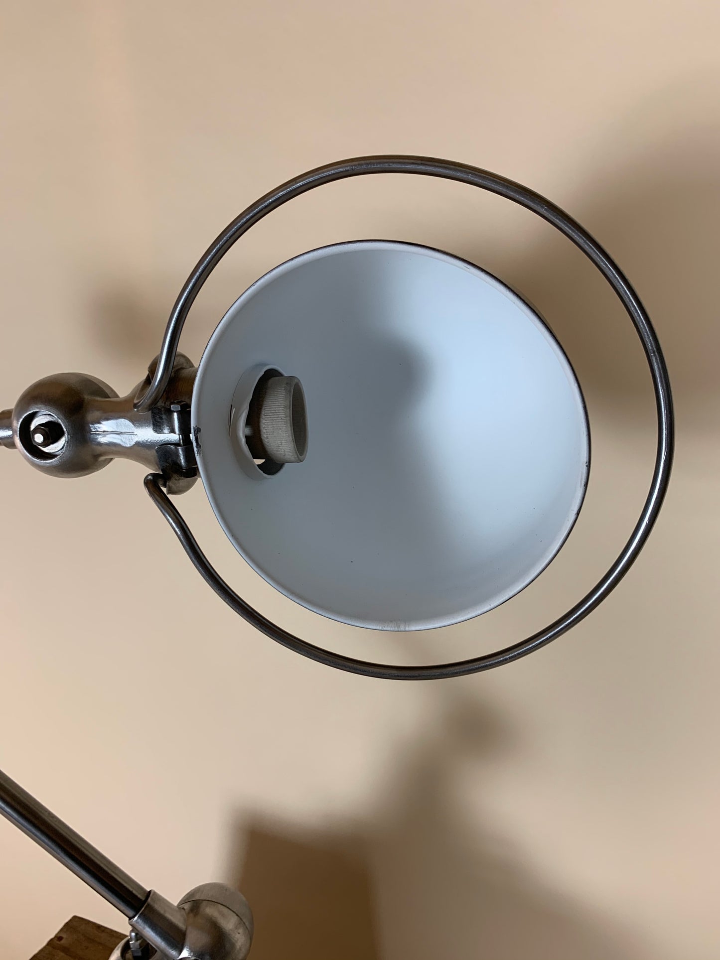 Jieldé Lampe mit 2 Armen und schönem Fuß