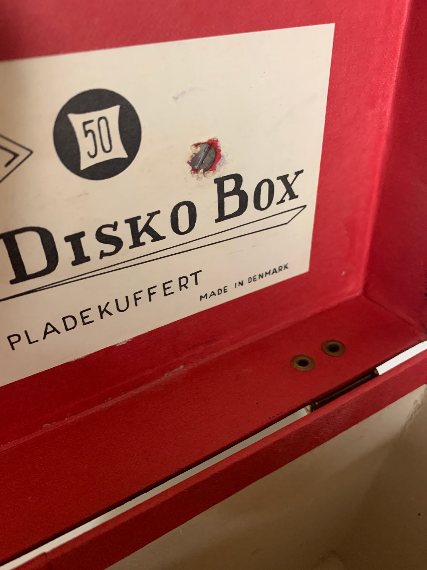 Plattenkoffer für Singles (Disco-Box)