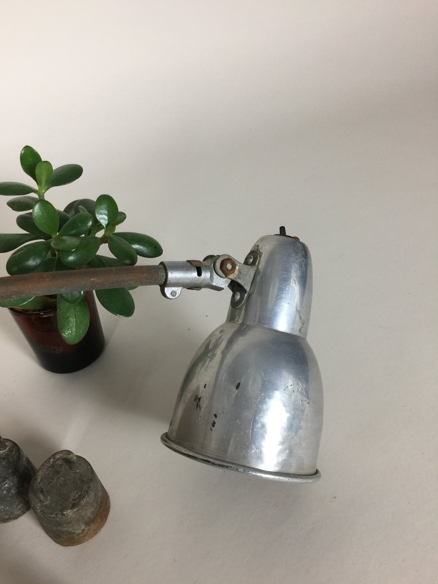 Schöne und seltene deutsche Architektenlampe oder Wandlampe