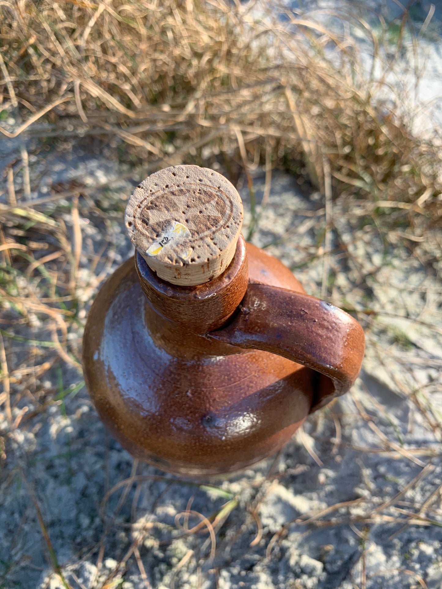 Schnapsflasche oder Kerzenhalter