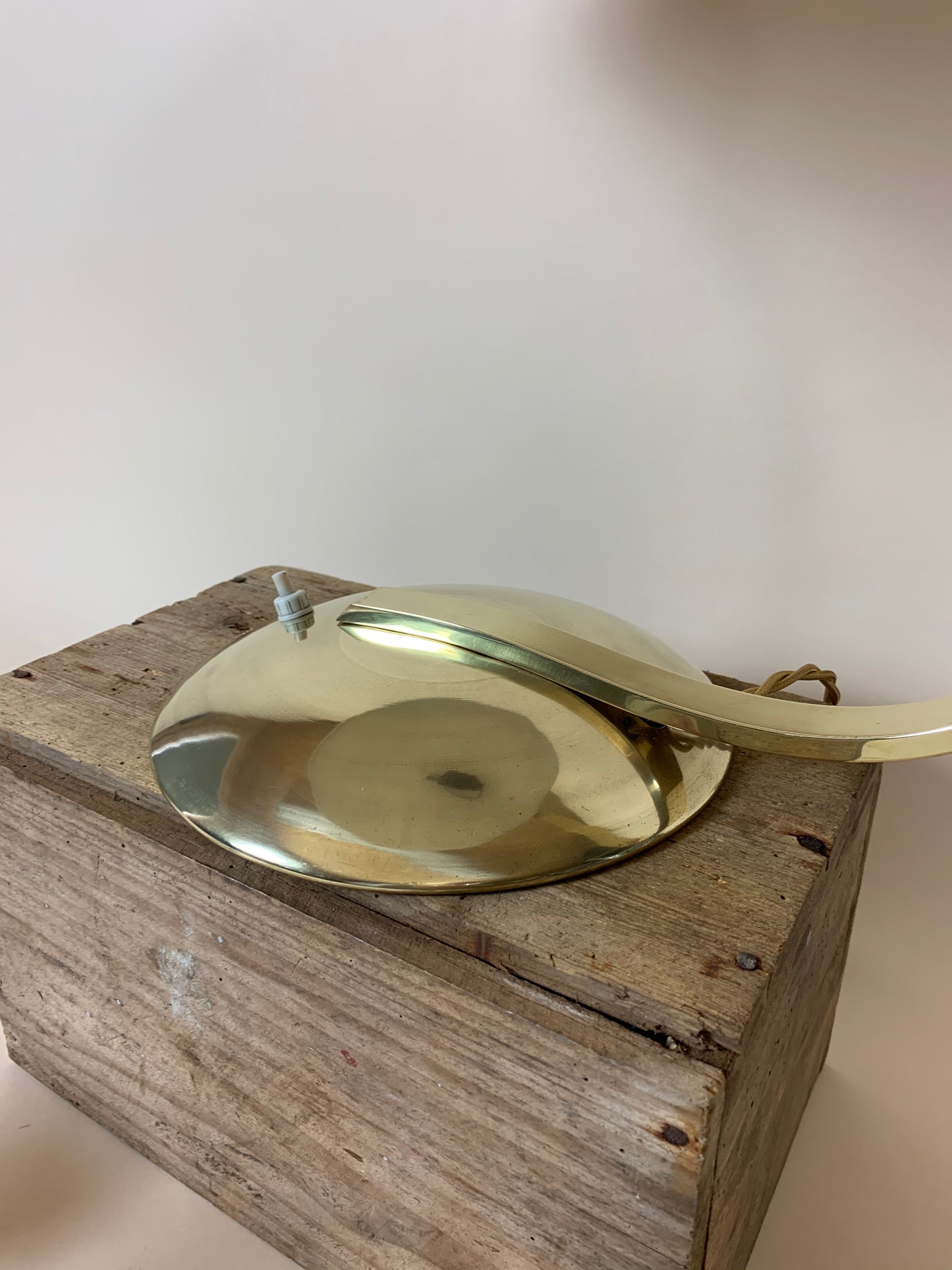 Messinglampe von Hillebrand