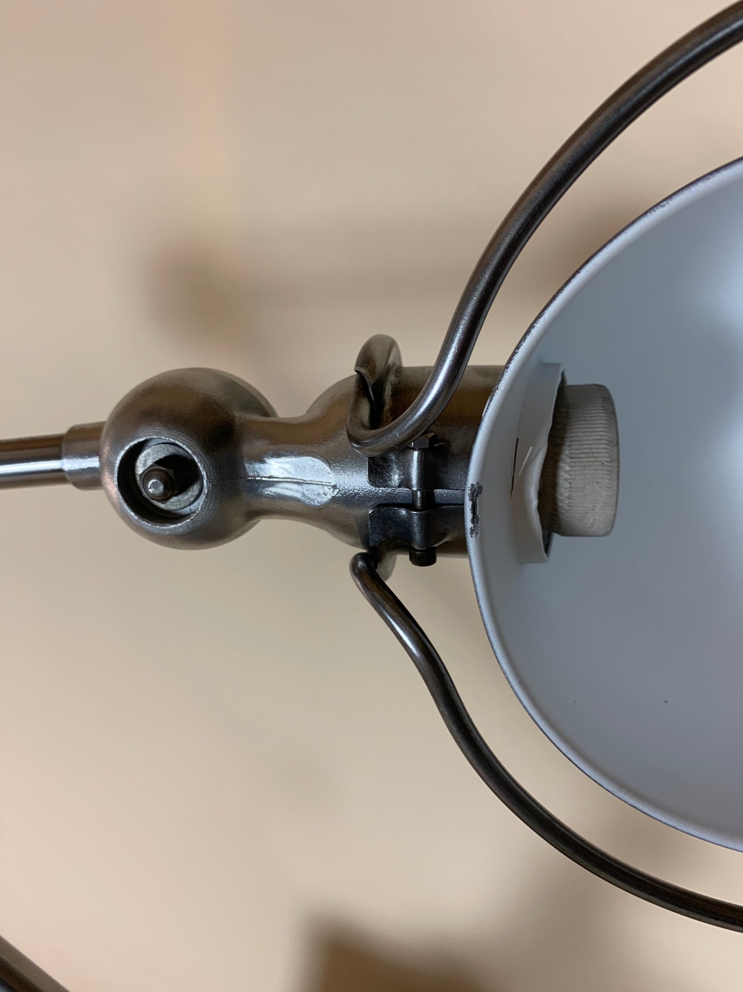 Jieldé Lampe mit 2 Armen und schönem Fuß