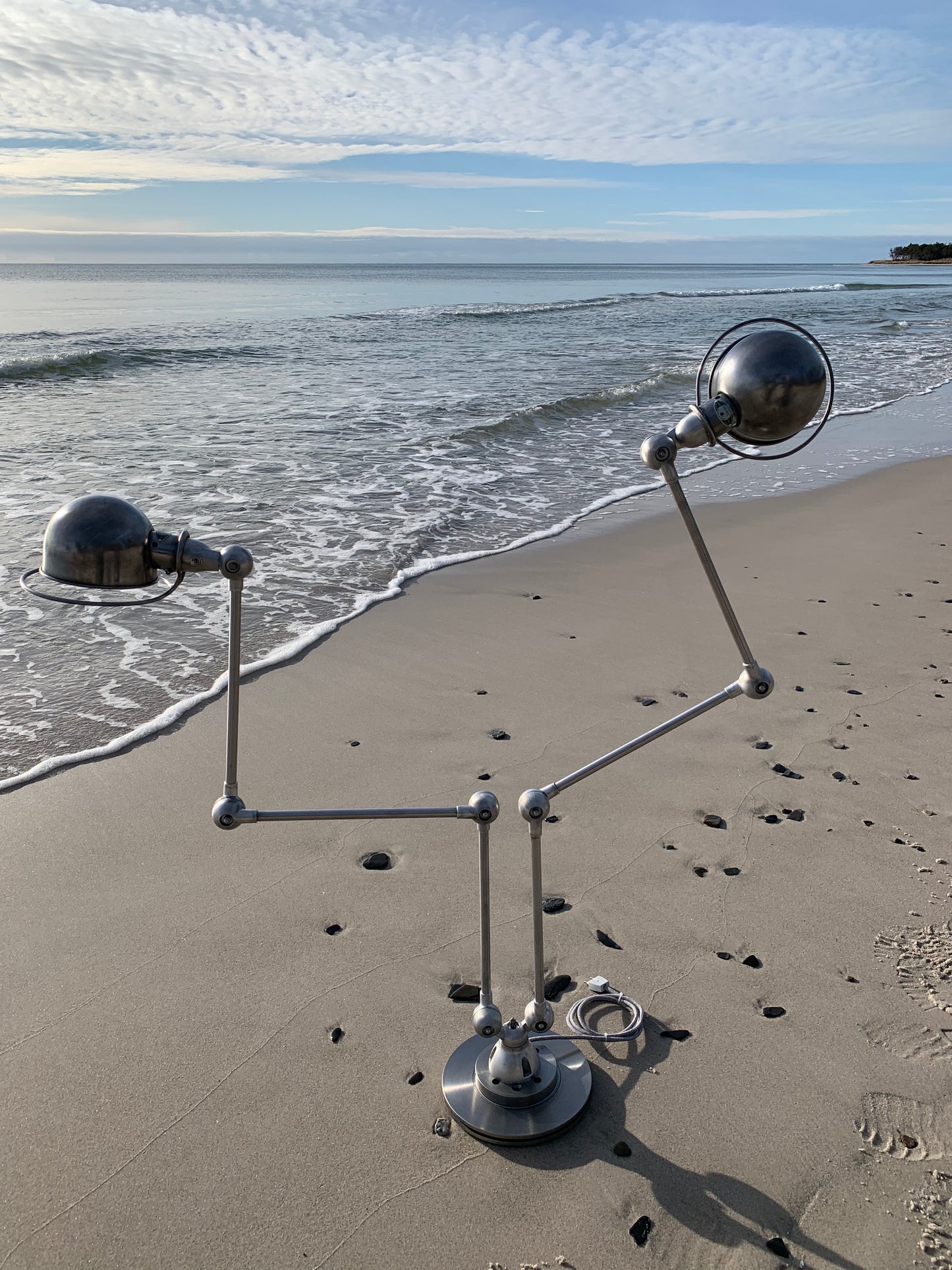 Jieldé Doppel-Steh-/Tischlampe mit 2 x 3 Armen