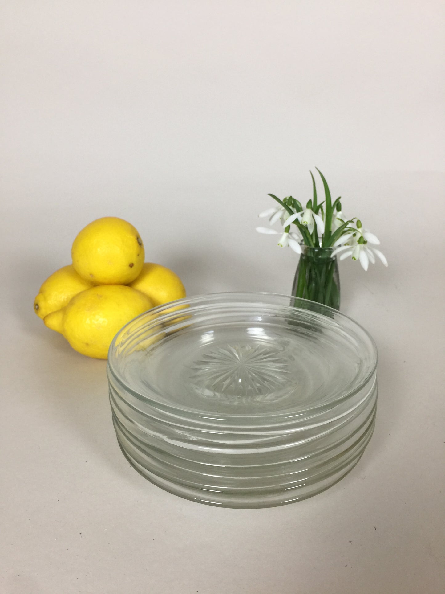 Schöne kleine Glasuntertassen (einzeln erhältlich)