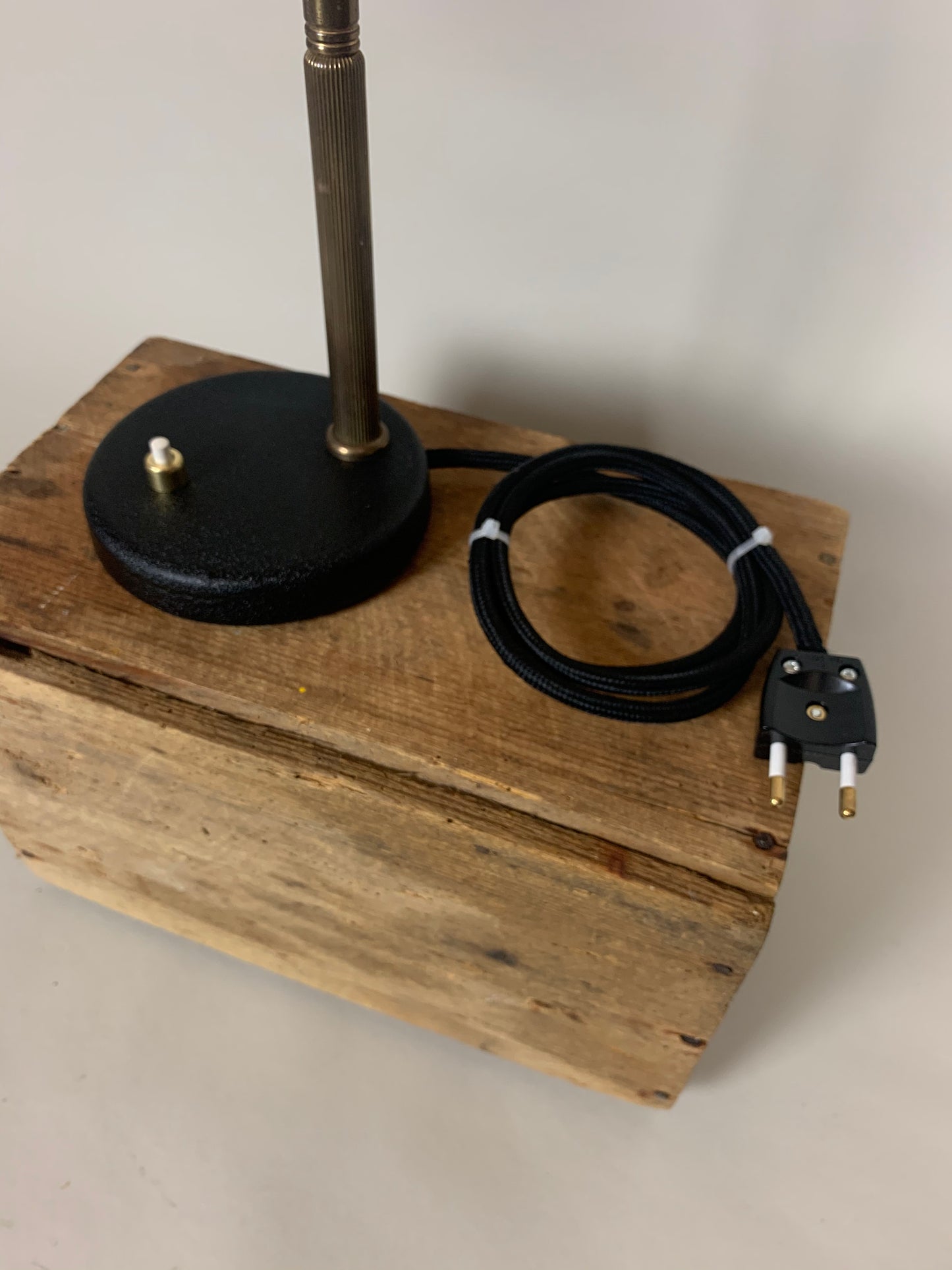Vintage Lampe mit Flexarm - Schwarz