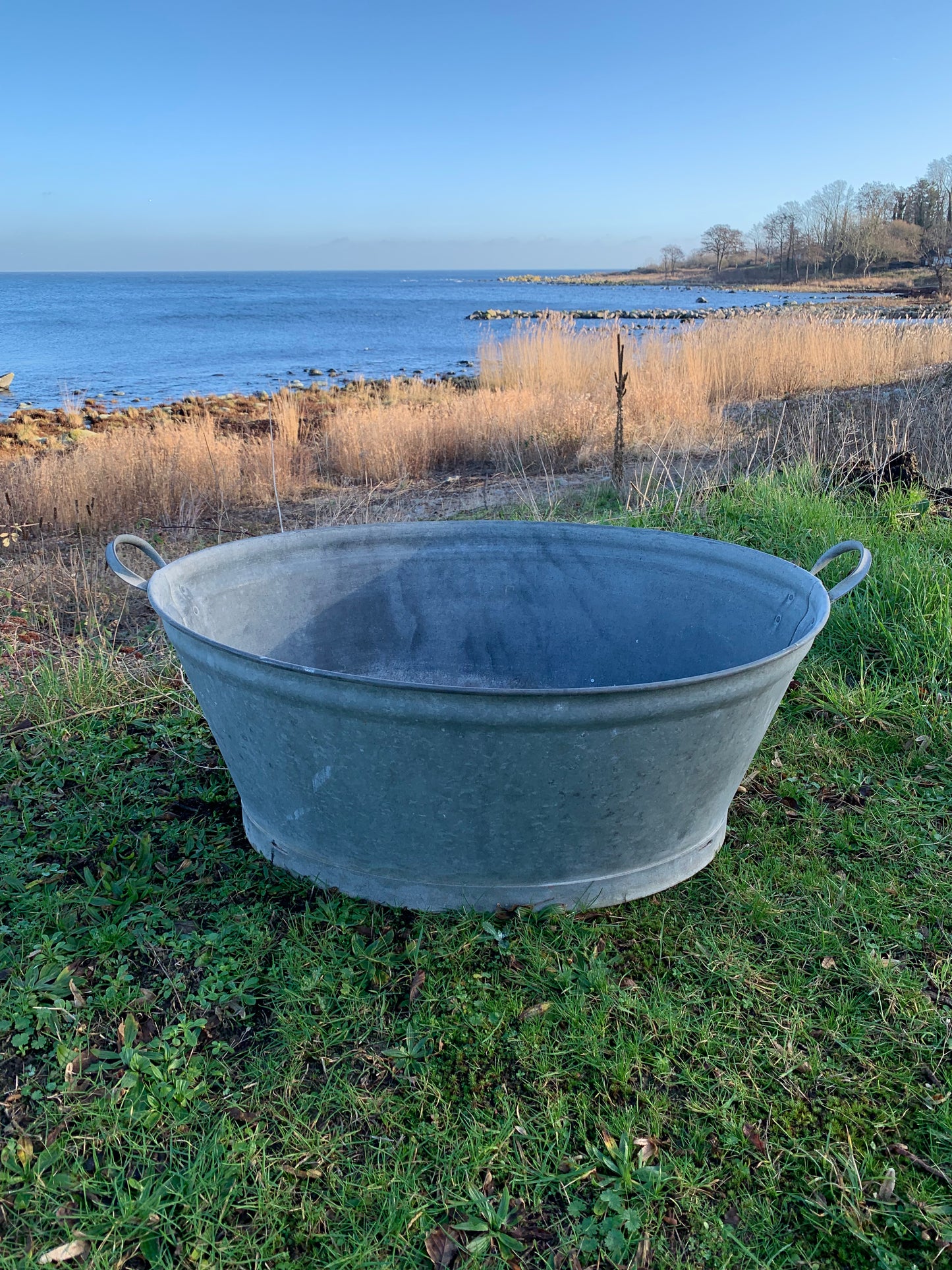 Sehr große Zinkwanne von Glud und Marstrand