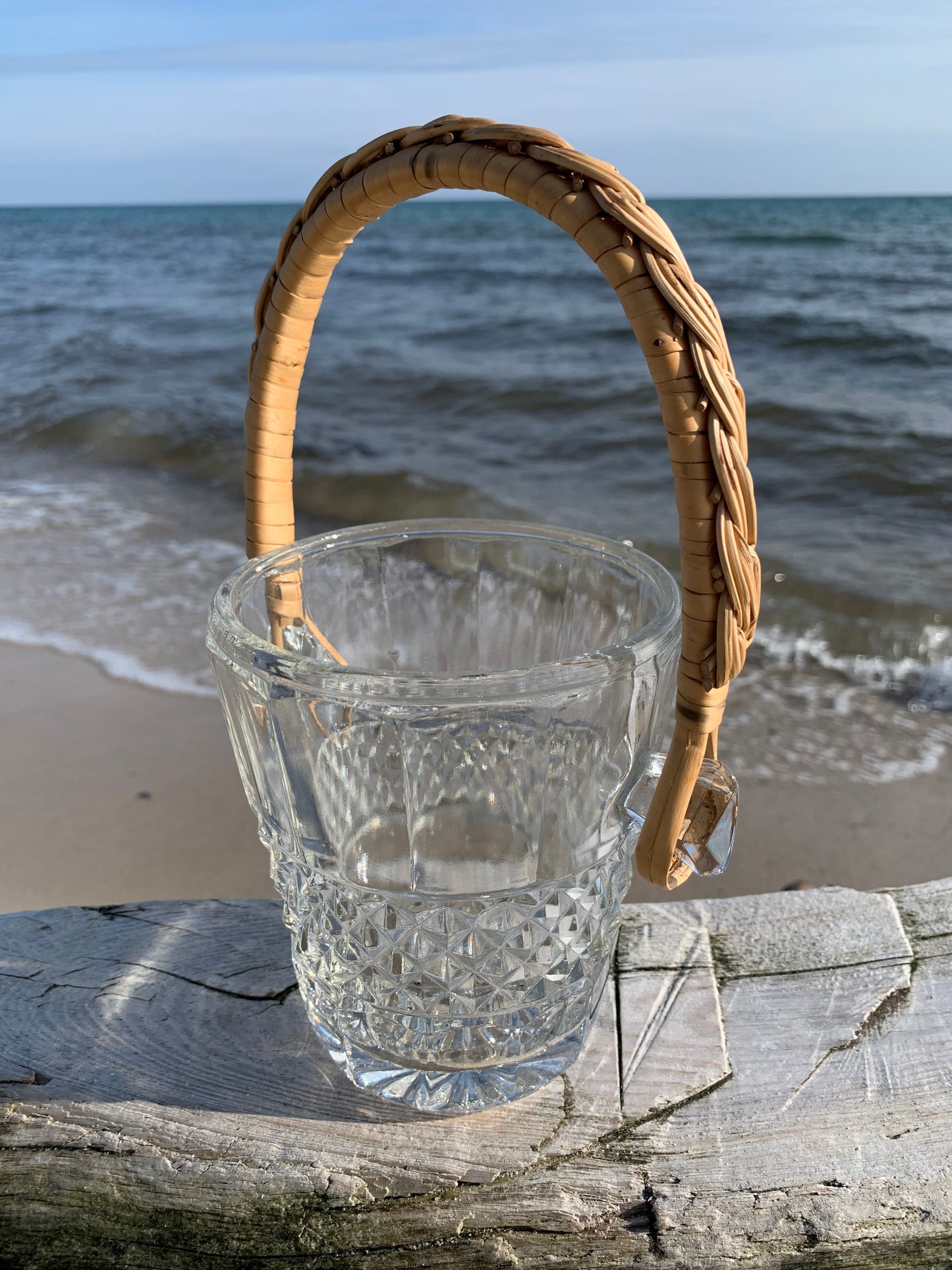 Eiskübel aus Glas
