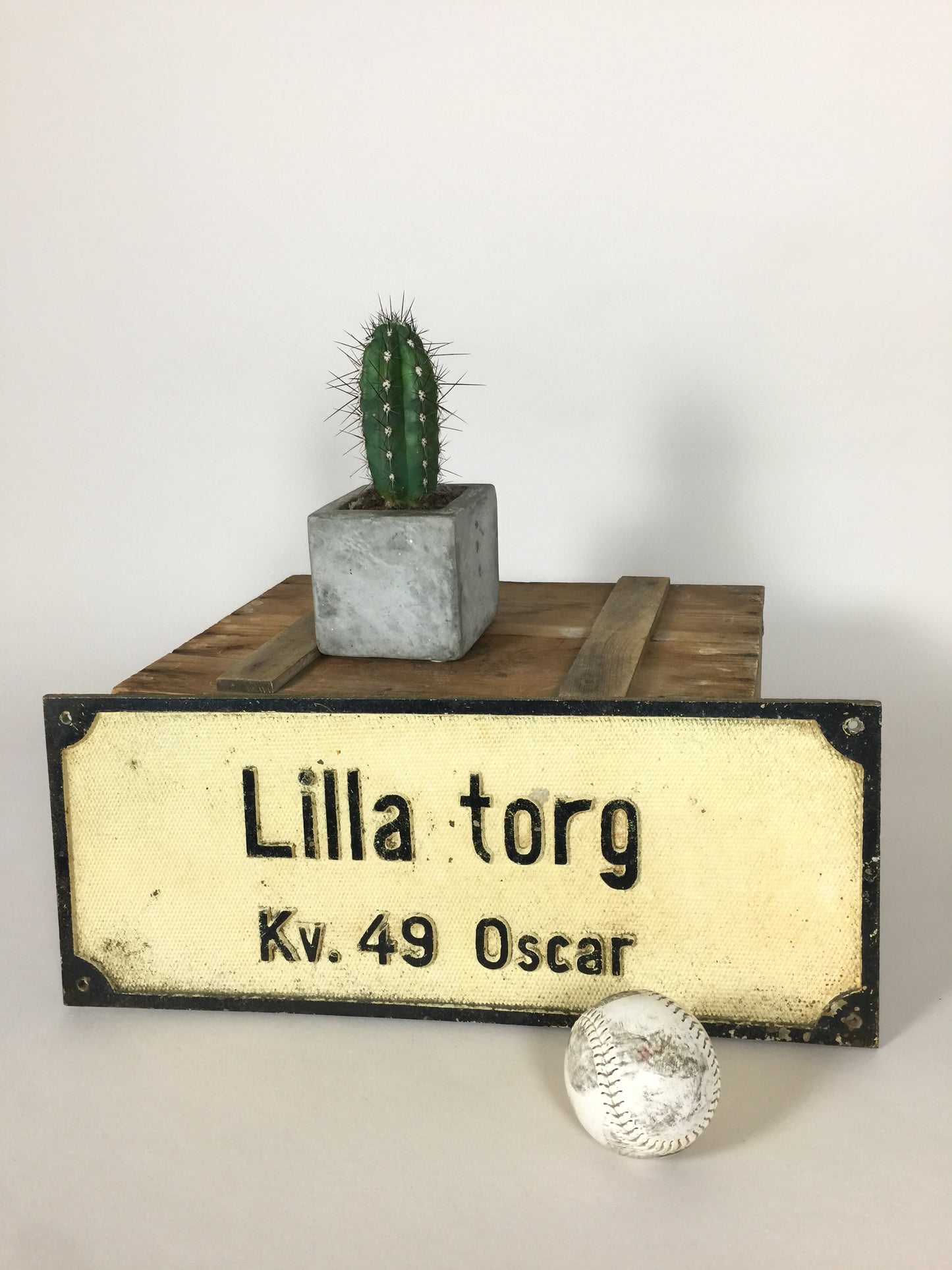 Straßenschild aus Schweden