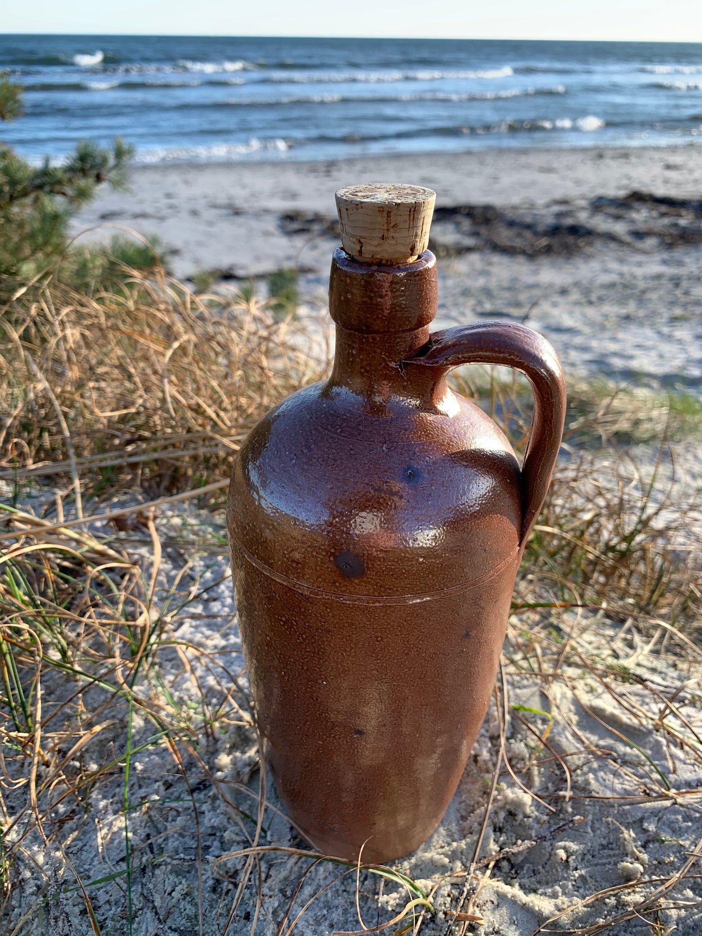 Schnapsflasche oder Kerzenhalter