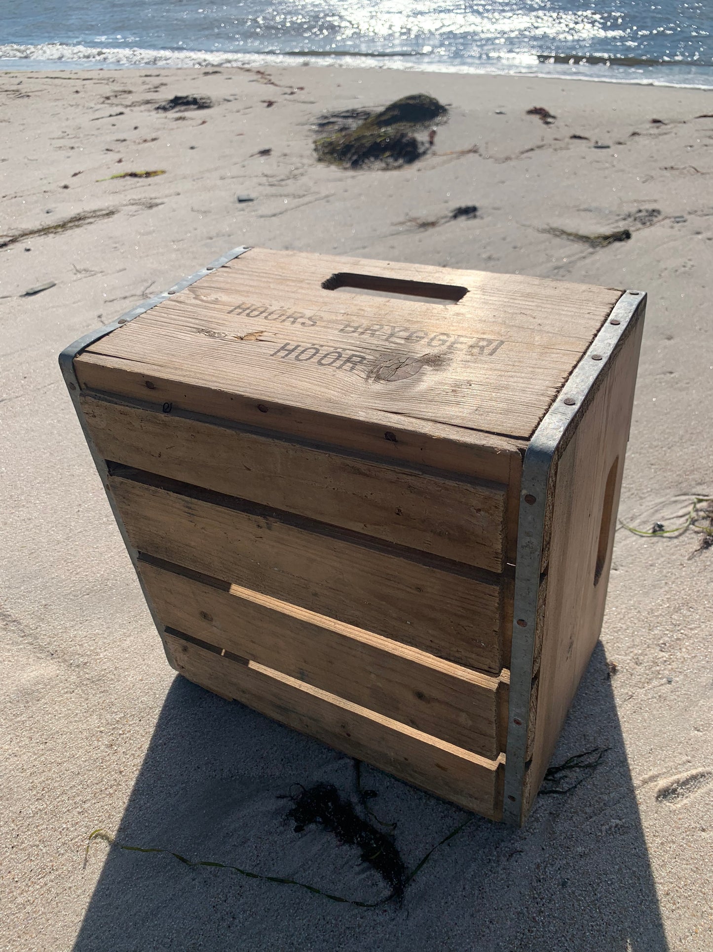 Holzkiste aus Brauerei in Höör