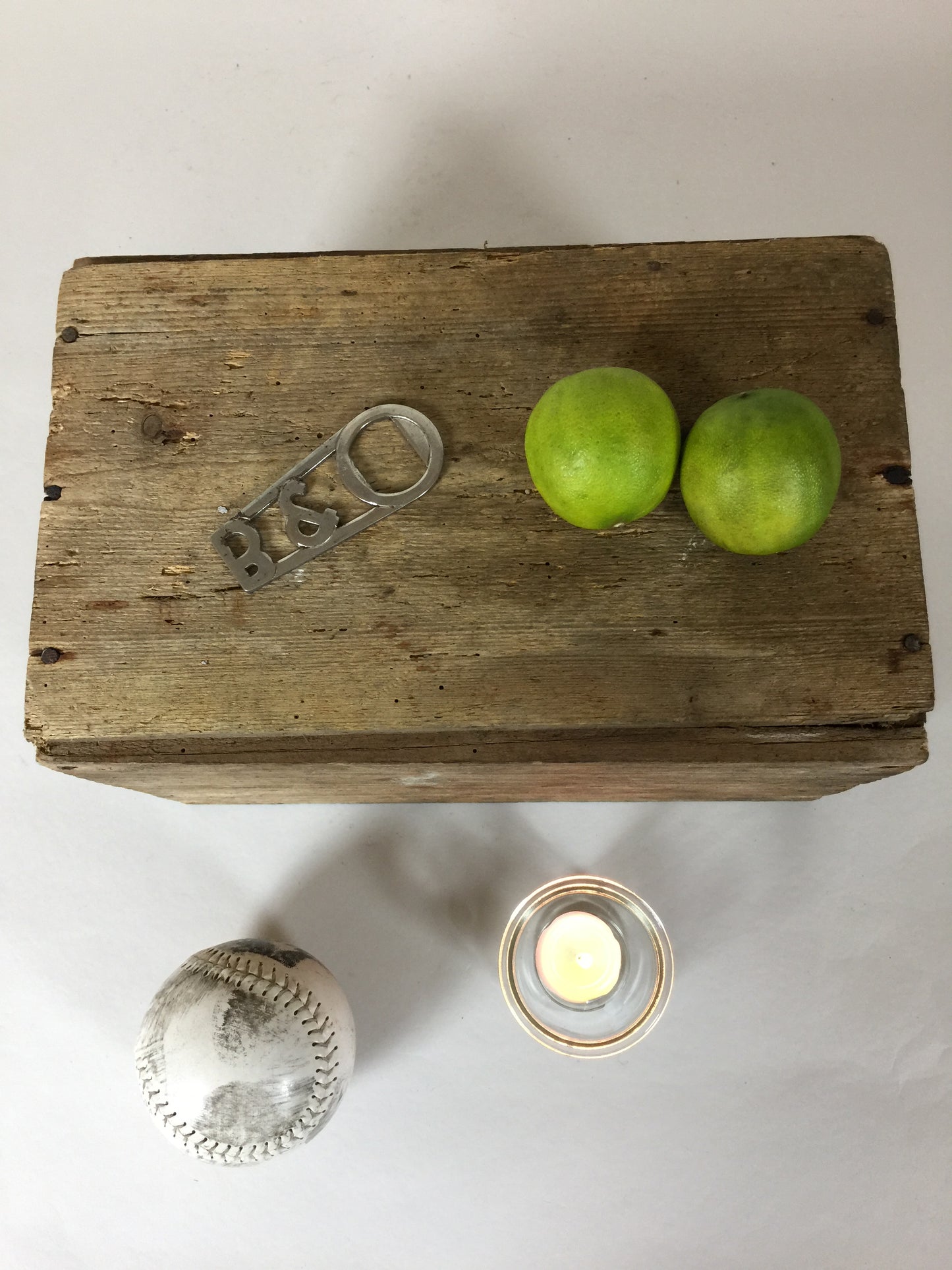 Werbepicker von B&O mit Patina