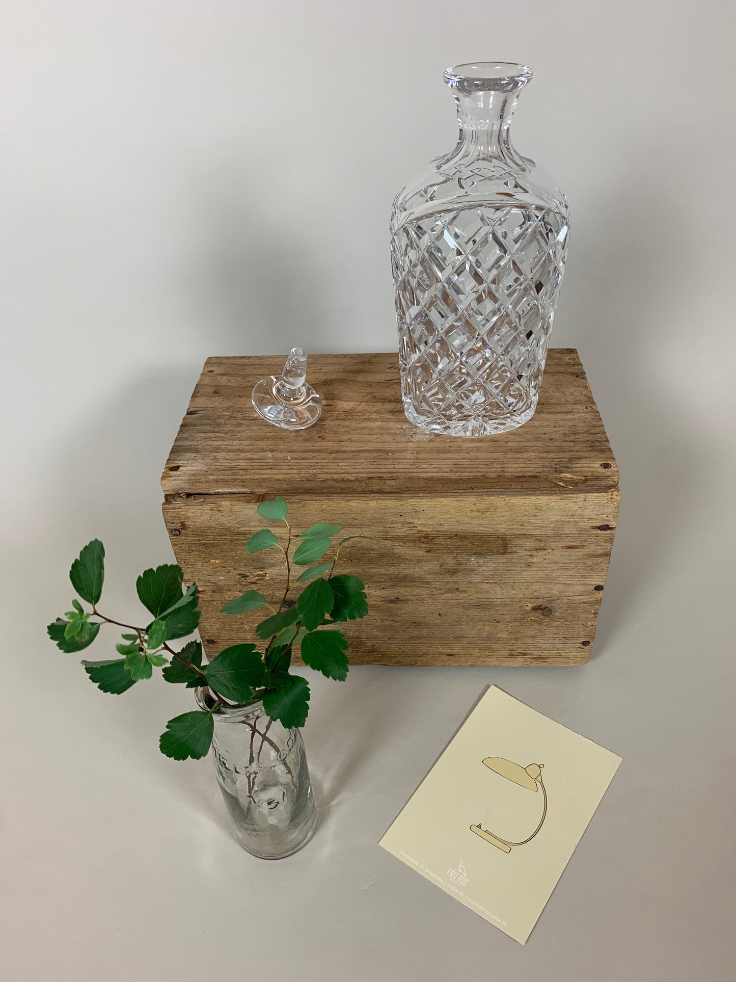 Karaffe mit Glasstopfen