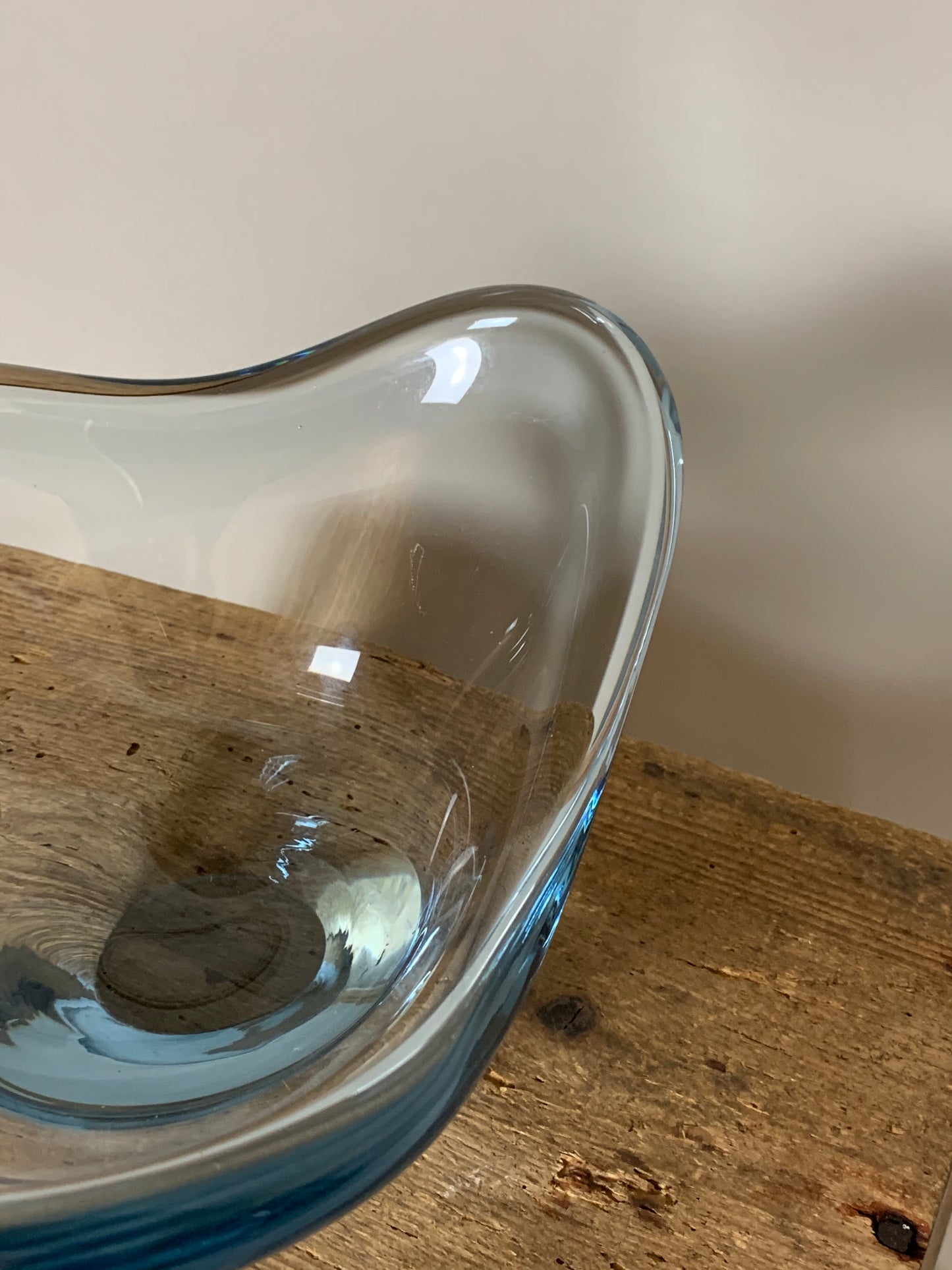 Holmegaard Glasschale - Blau