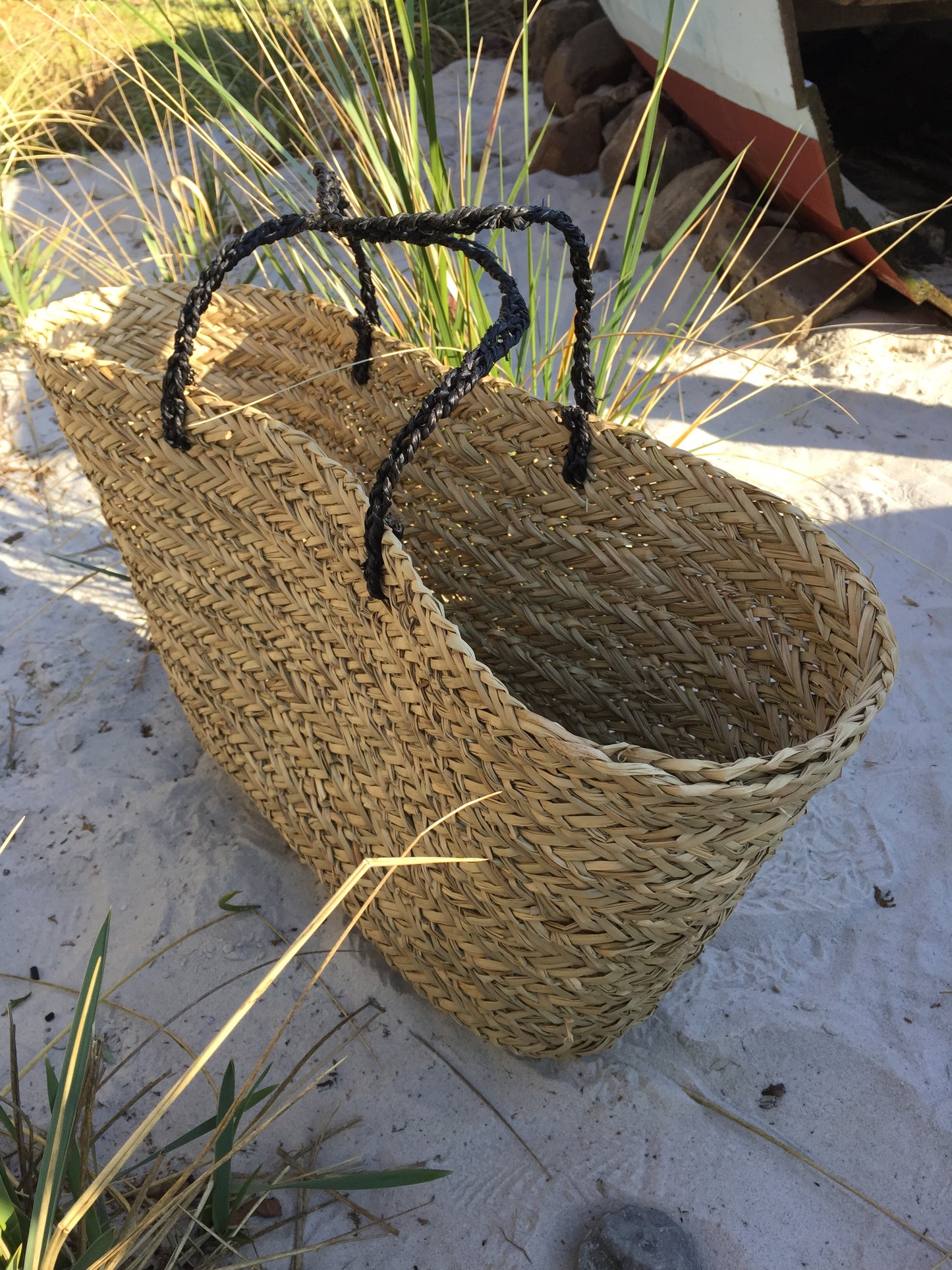 Große schöne Strandtasche