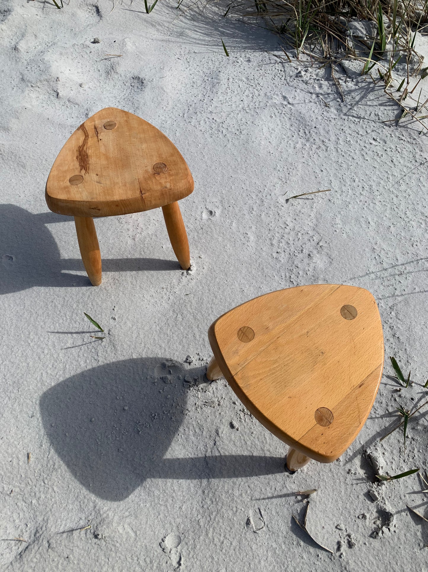 Kleiner Hocker aus Holz