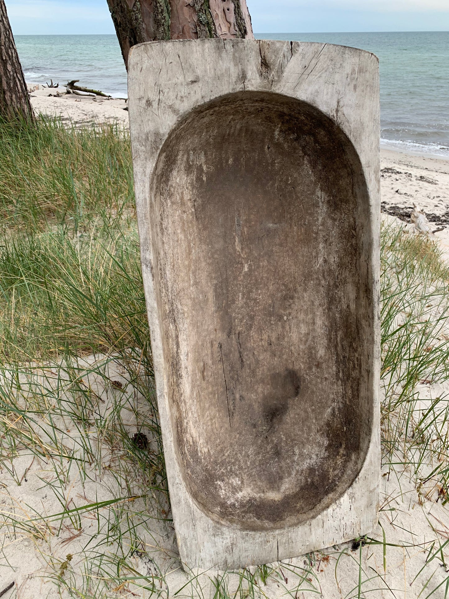 Große Bügelsohle oder Bügelsohle mit viel Patina