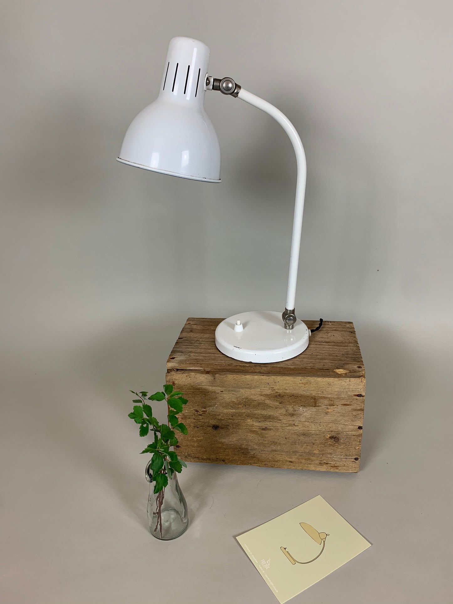 Vintage Lampe - Weiß