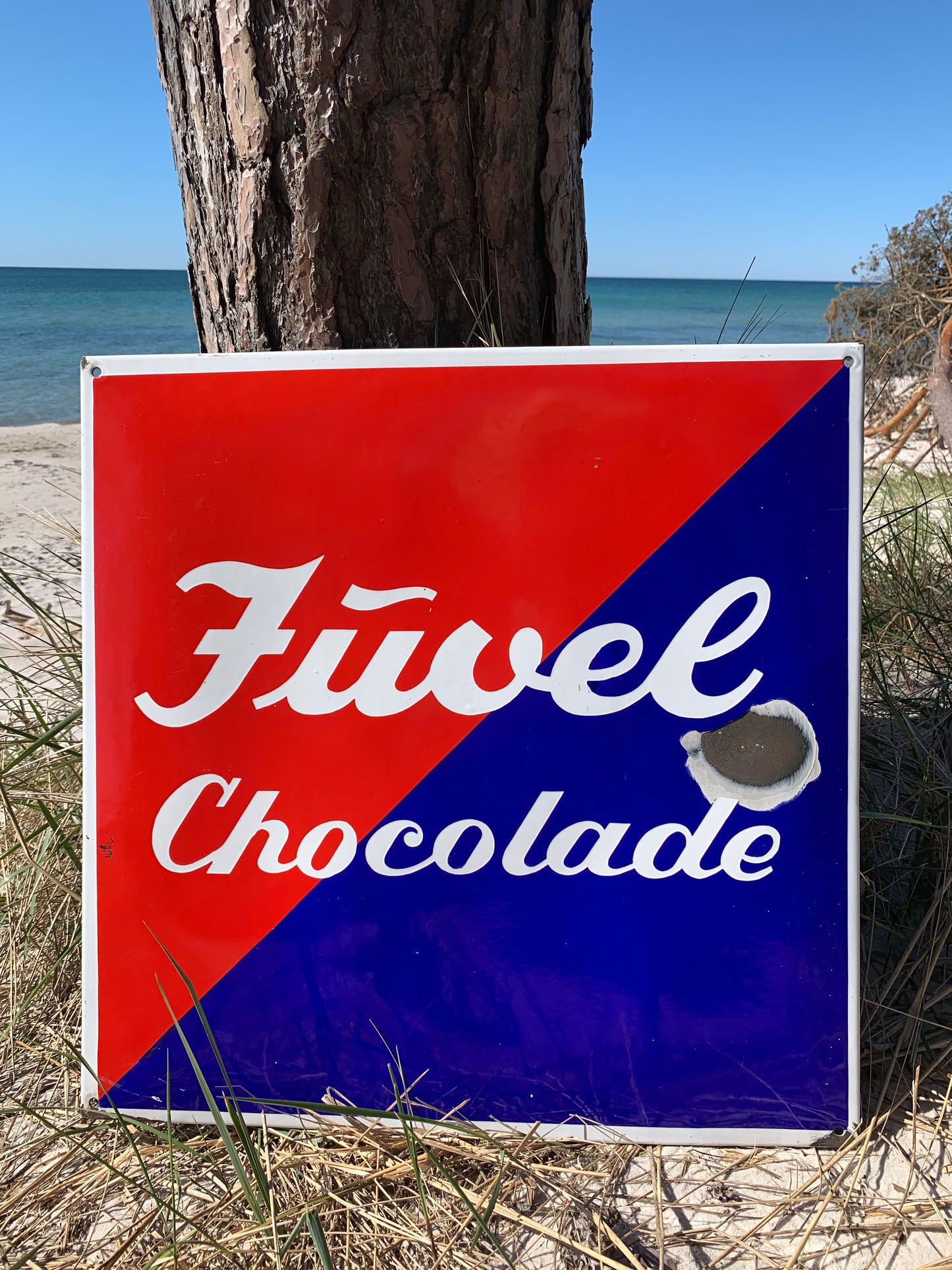 Schönes altes Schild für den Schokoladenliebhaber