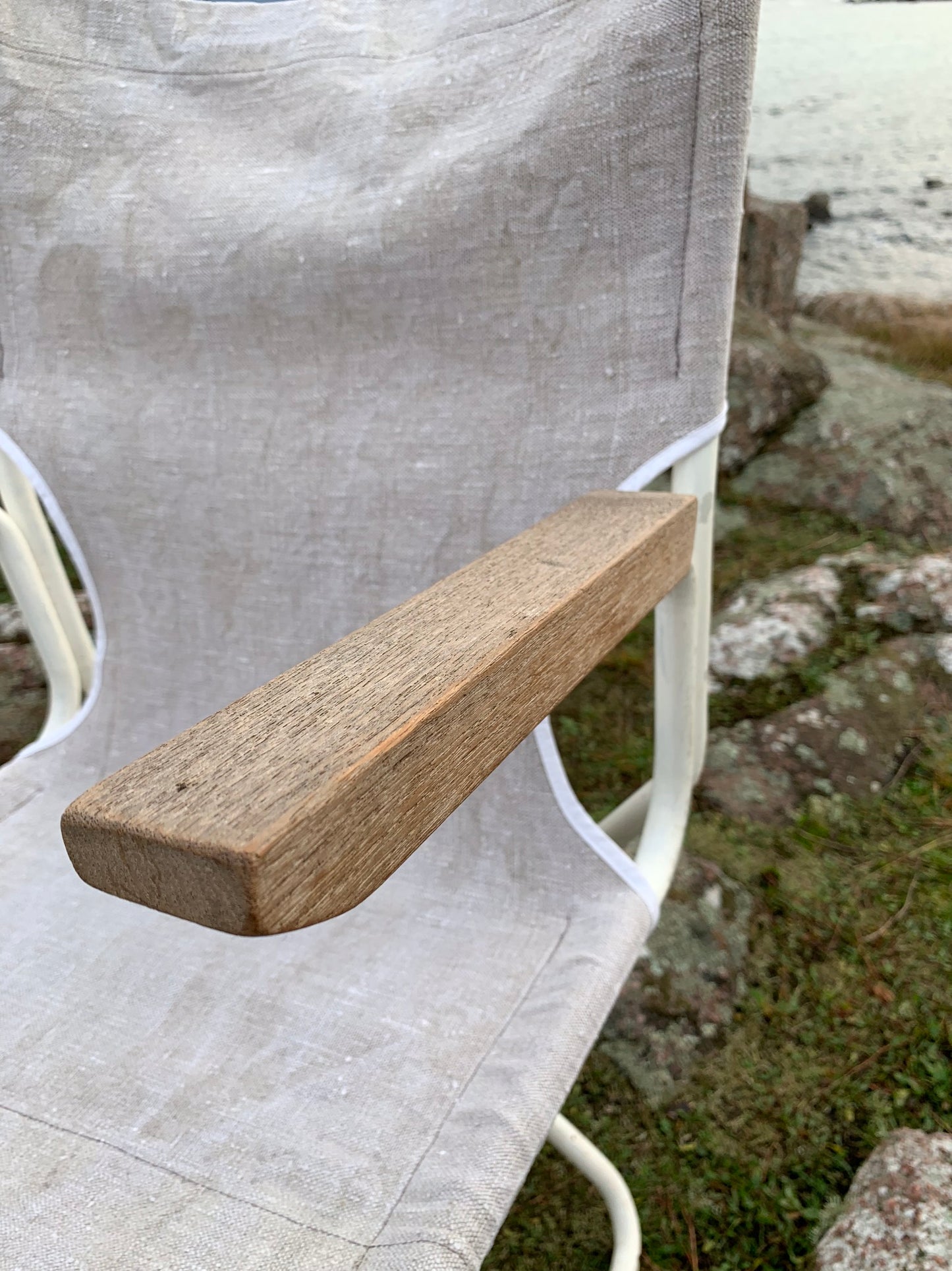 Klappstuhl mit Armlehnen aus Teak - einzeln verkauft (Preis gilt pro Stück)