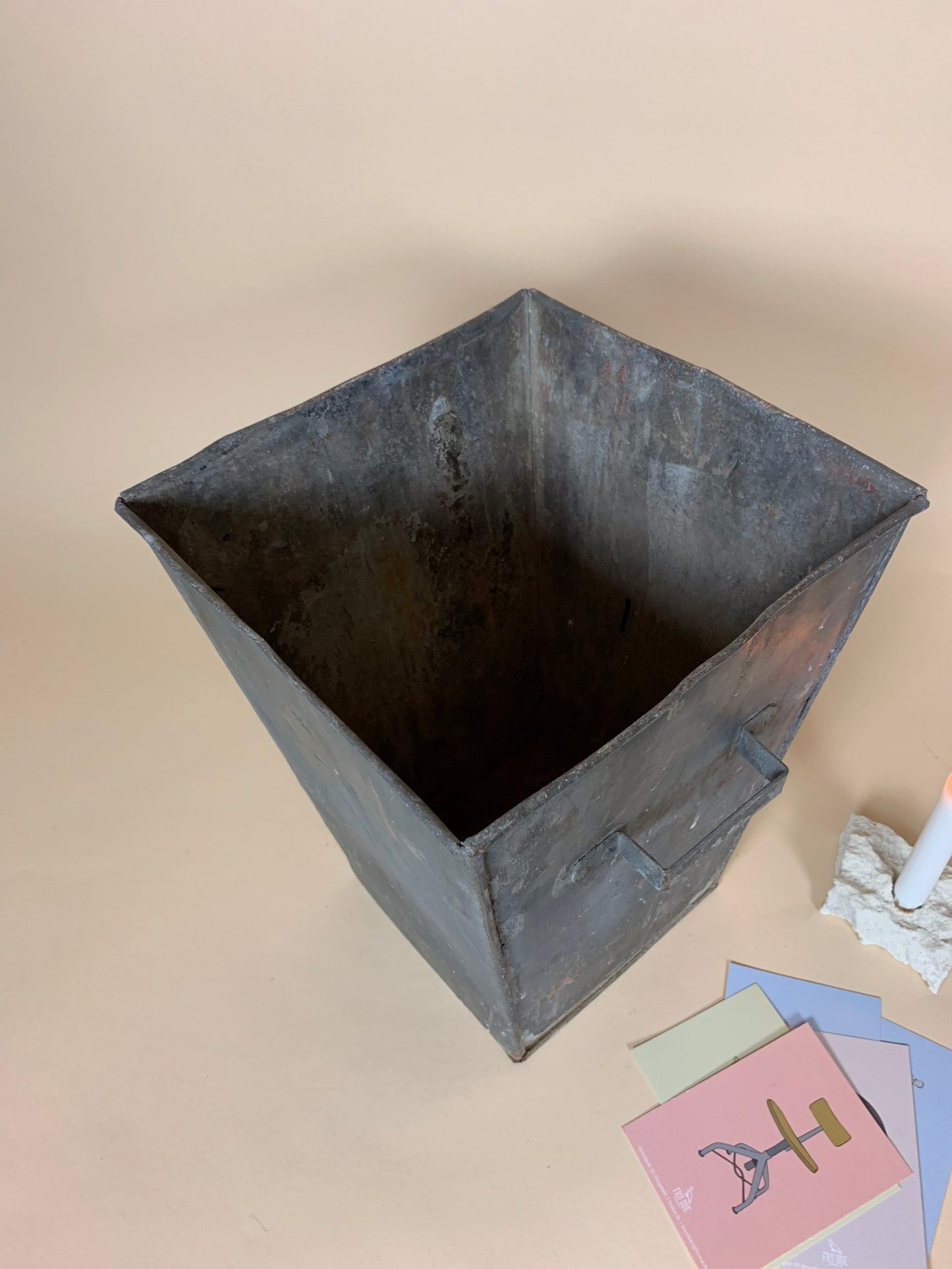 Kleine Blechdose aus Zink