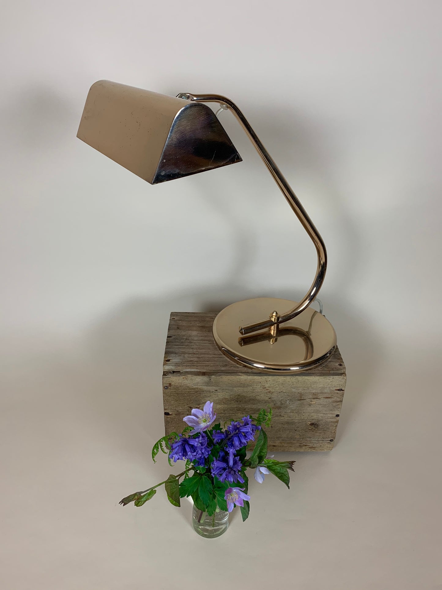Lampe aus Messing