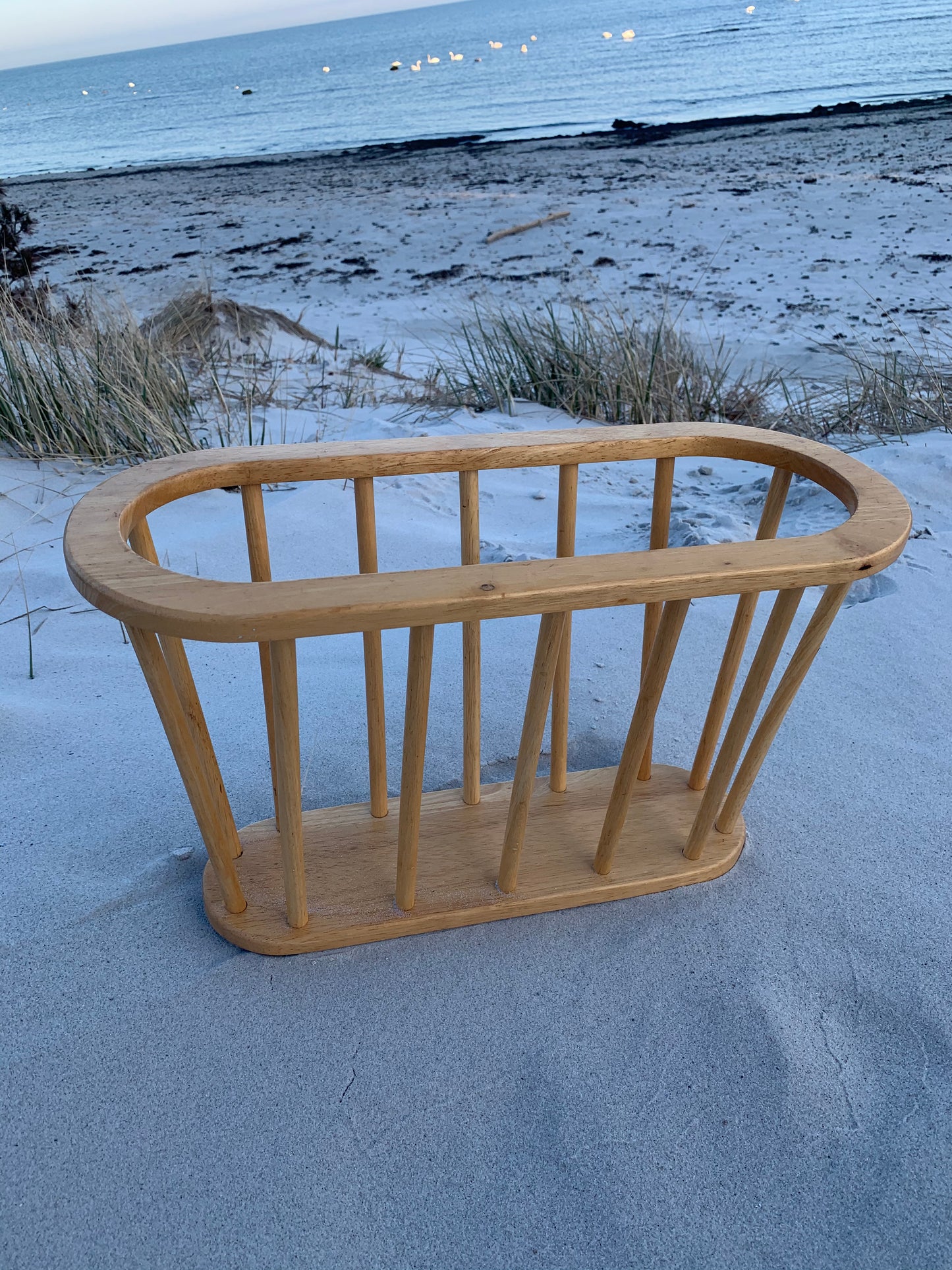 Zeitschriftenhalter aus Holz
