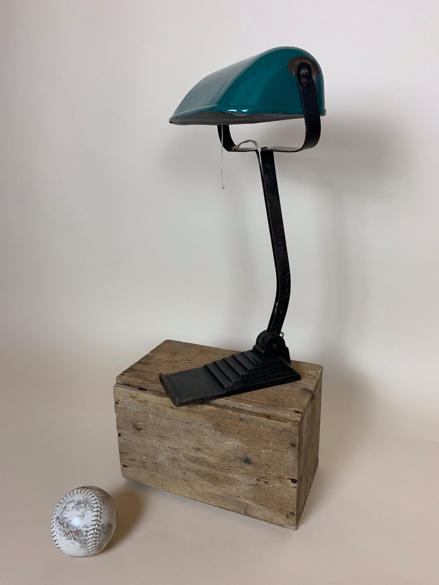 Alte Erpe Schreibtischlampe aus Belgien
