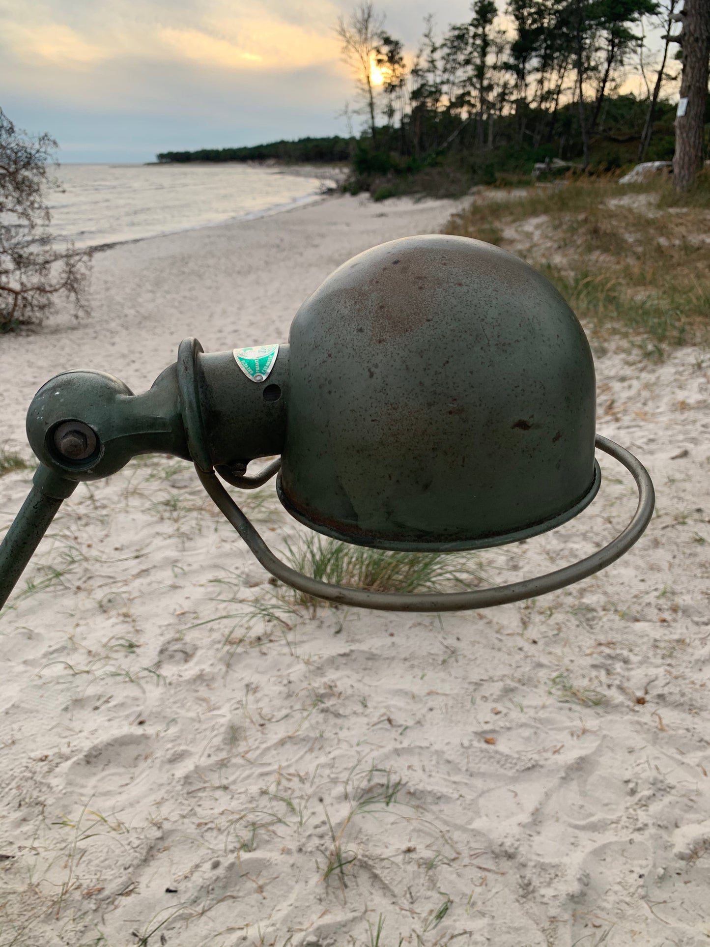 Jieldé Stehlampe mit 3 Armen - Grün