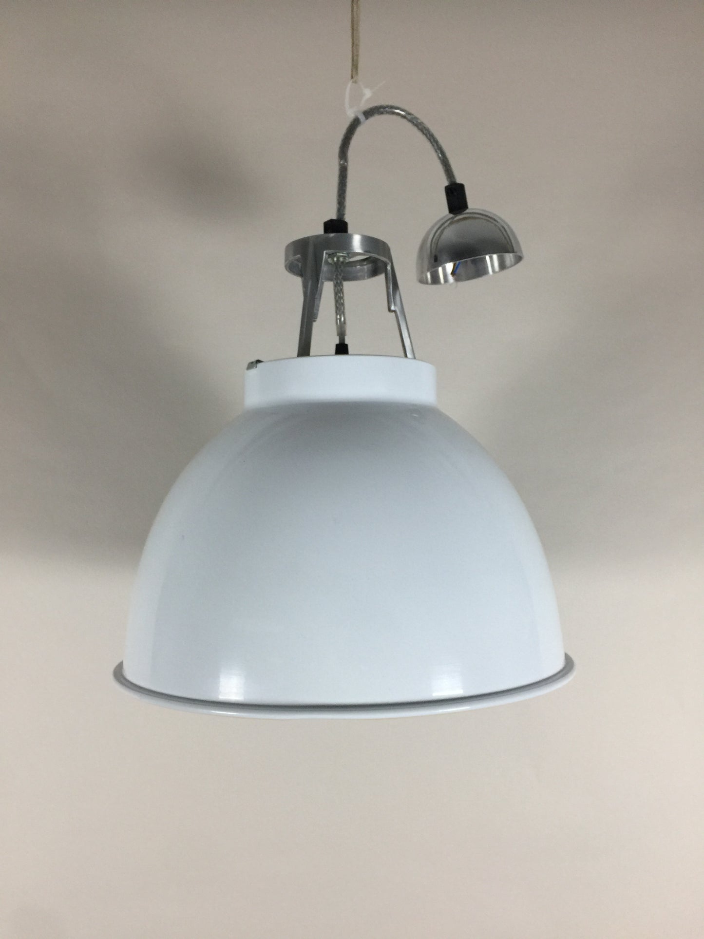 Original BTC Lampe - Titanweiß mit Gold
