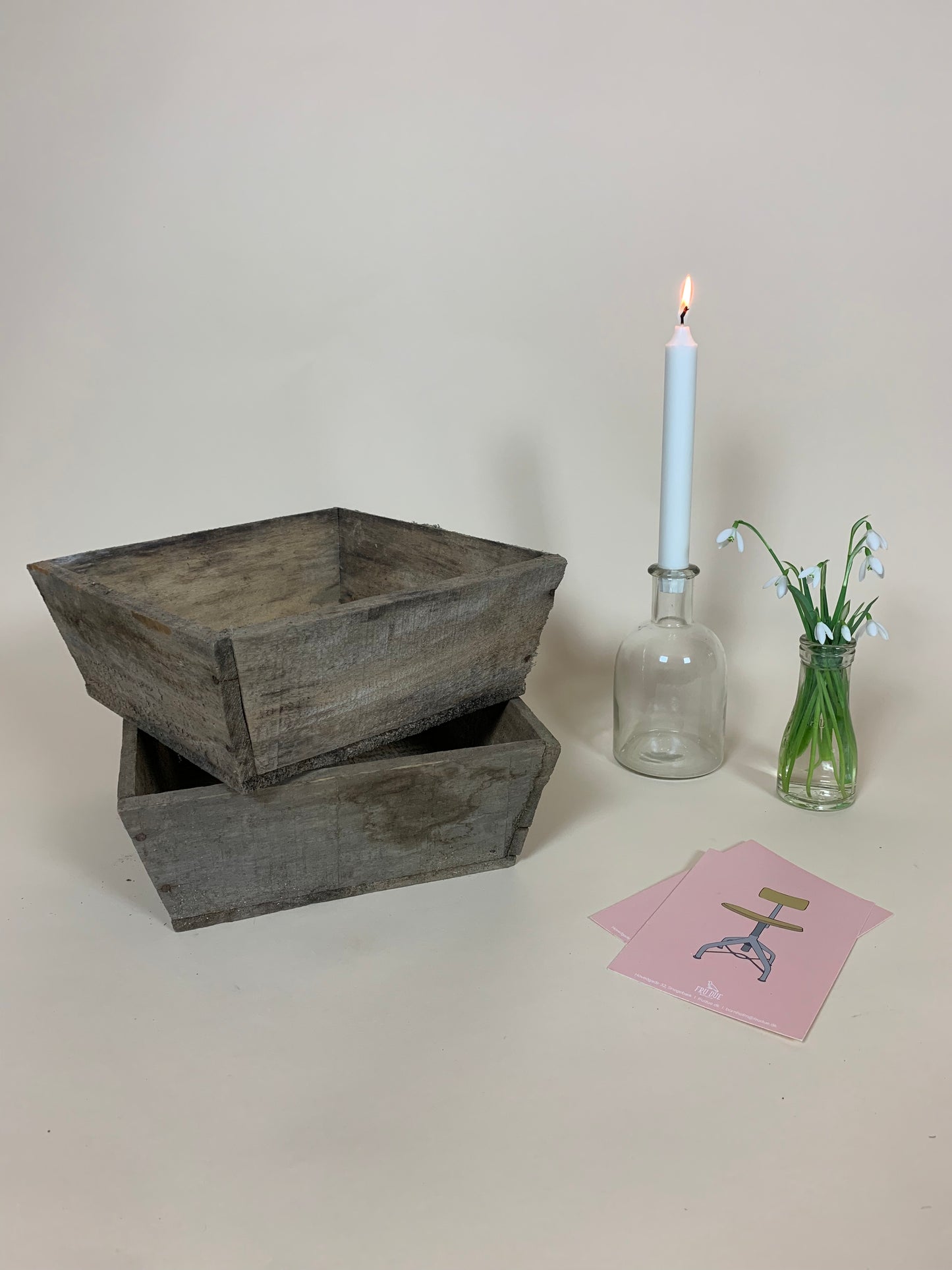 Dekorative Holzkiste - Der Preis gilt pro STCK.