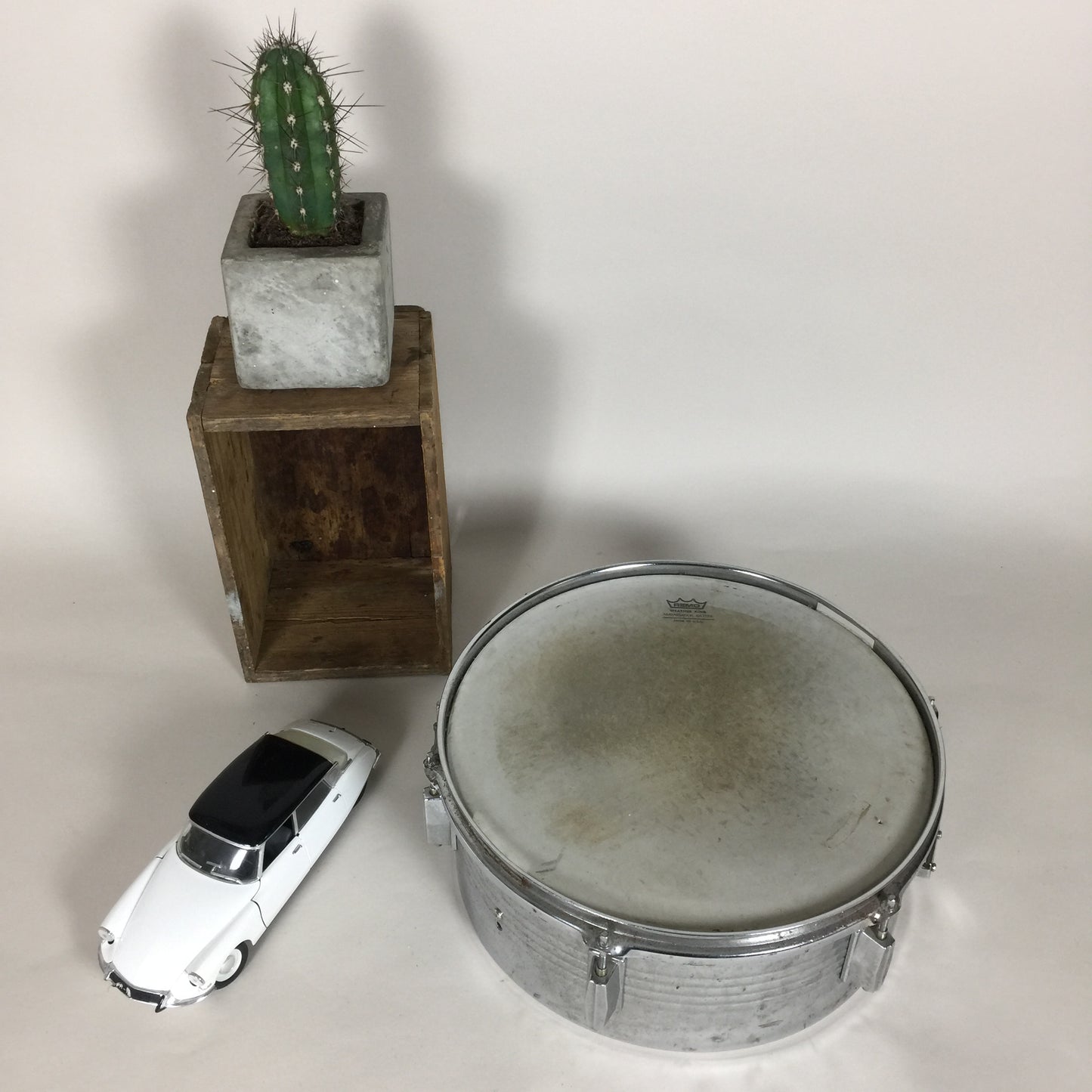 Rohe und dekorative Trommel