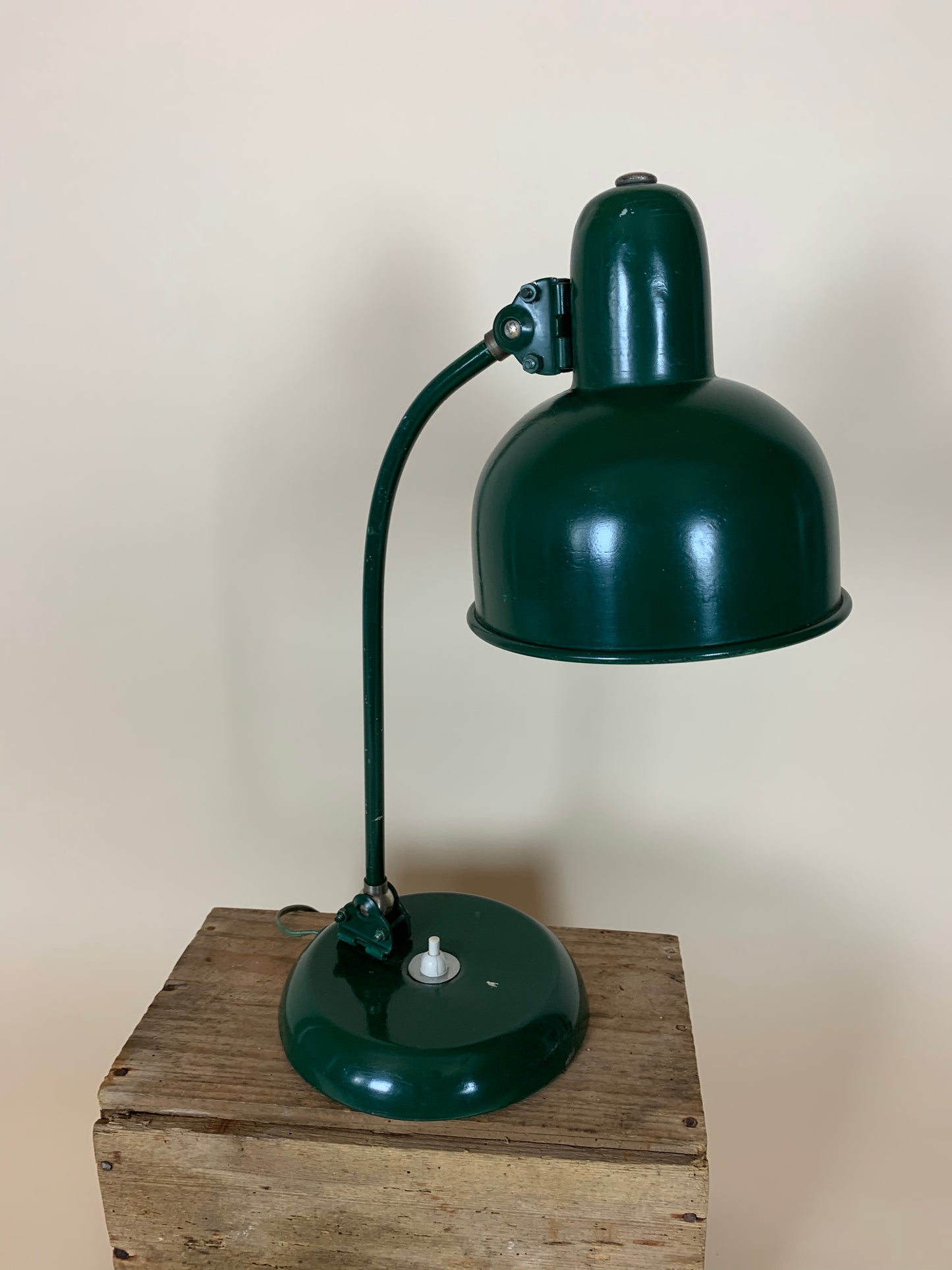 Grüne Bauhauslampe