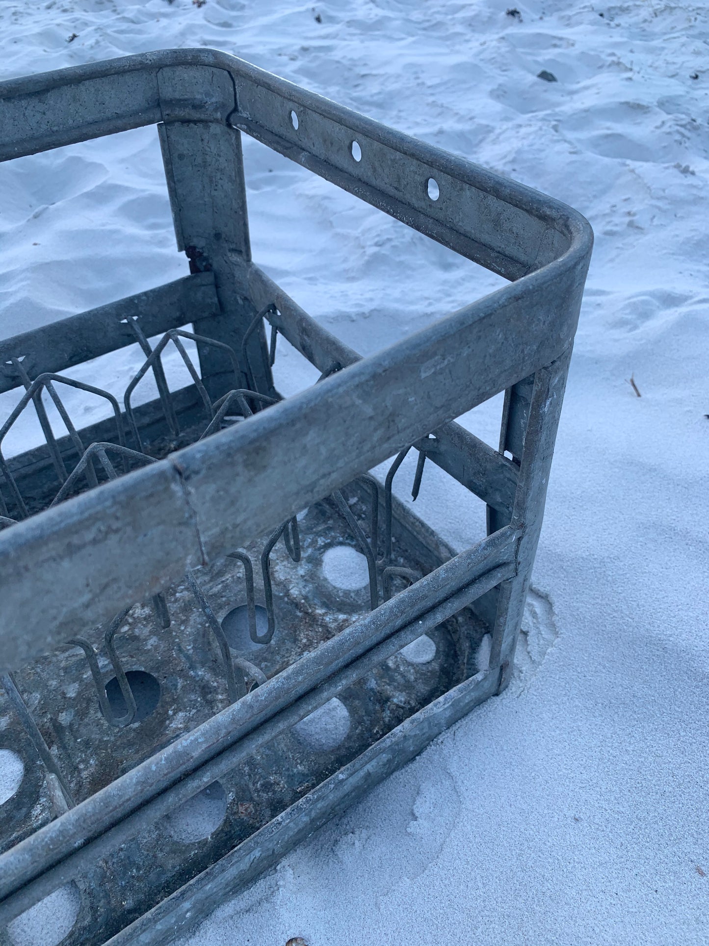 Schönes Metalletui für Flaschen