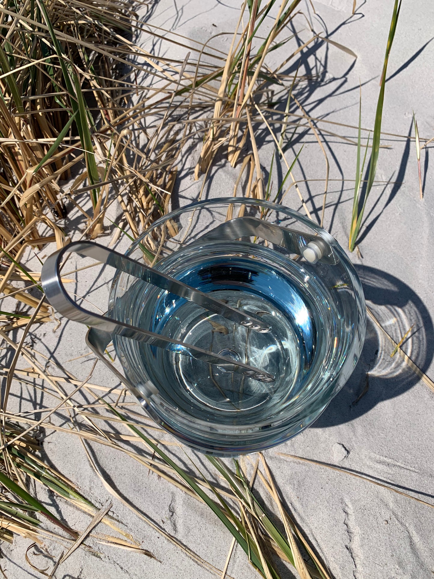 Holmegaard Eiskübel mit Stelton-Zange