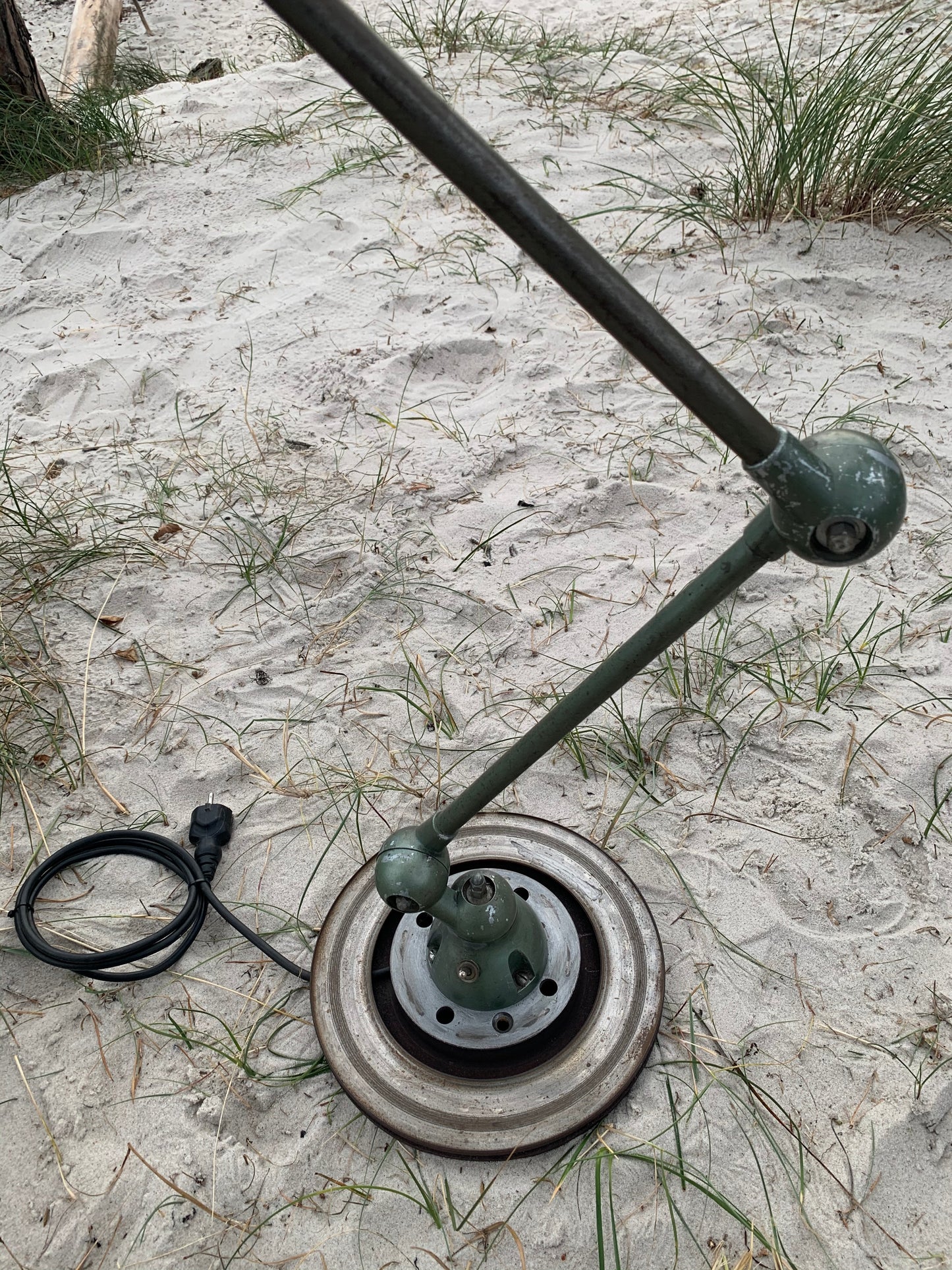 Jieldé Stehlampe mit 3 Armen - Grün