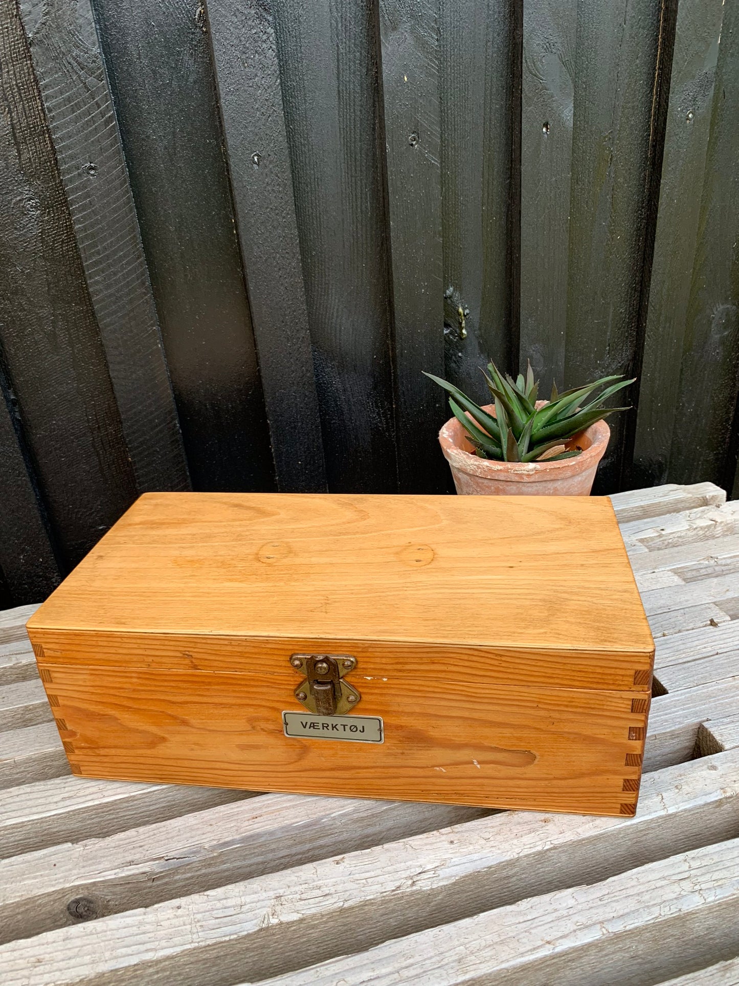 Werkzeugkasten aus Holz