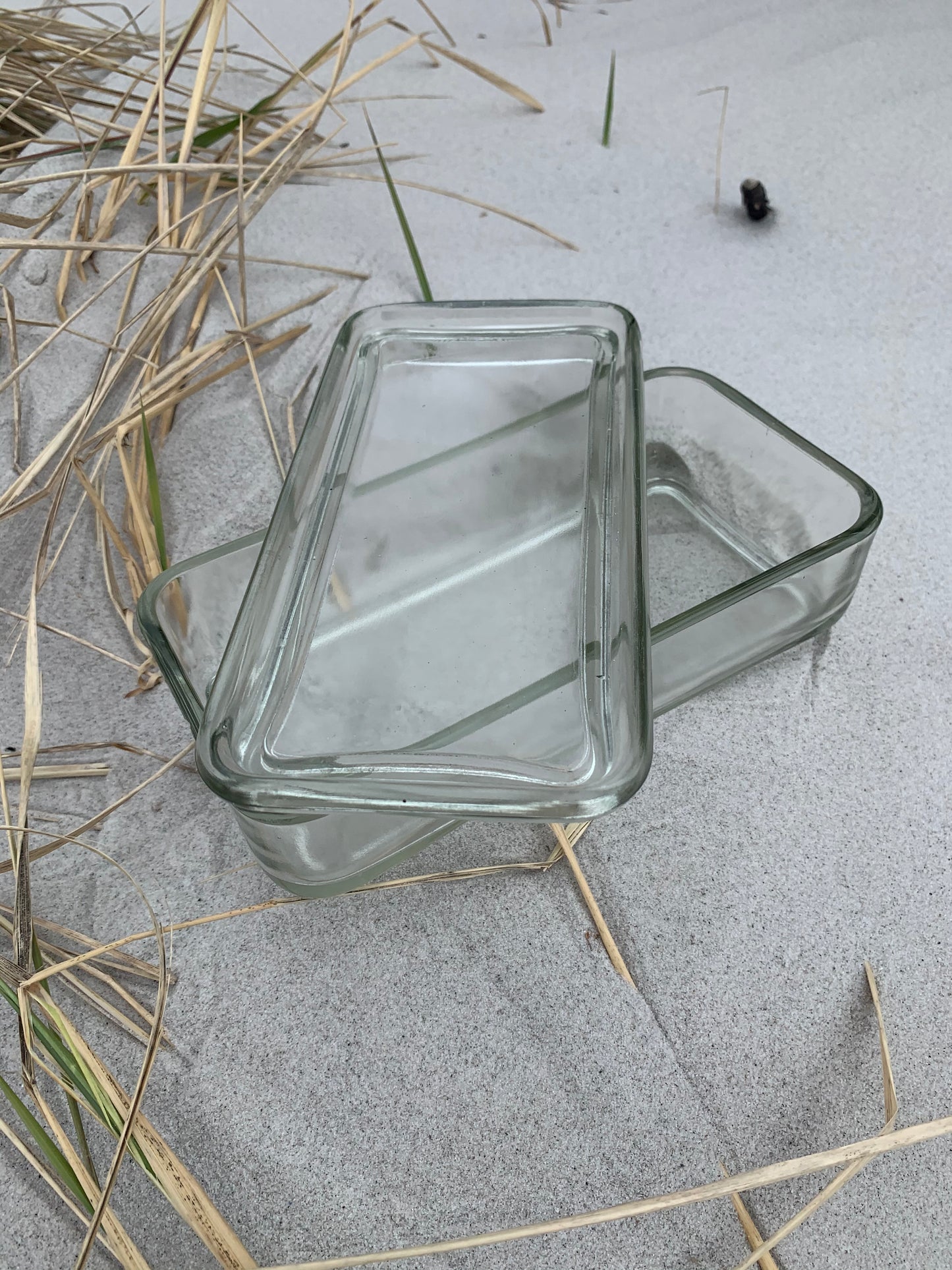 Glas mit Deckel