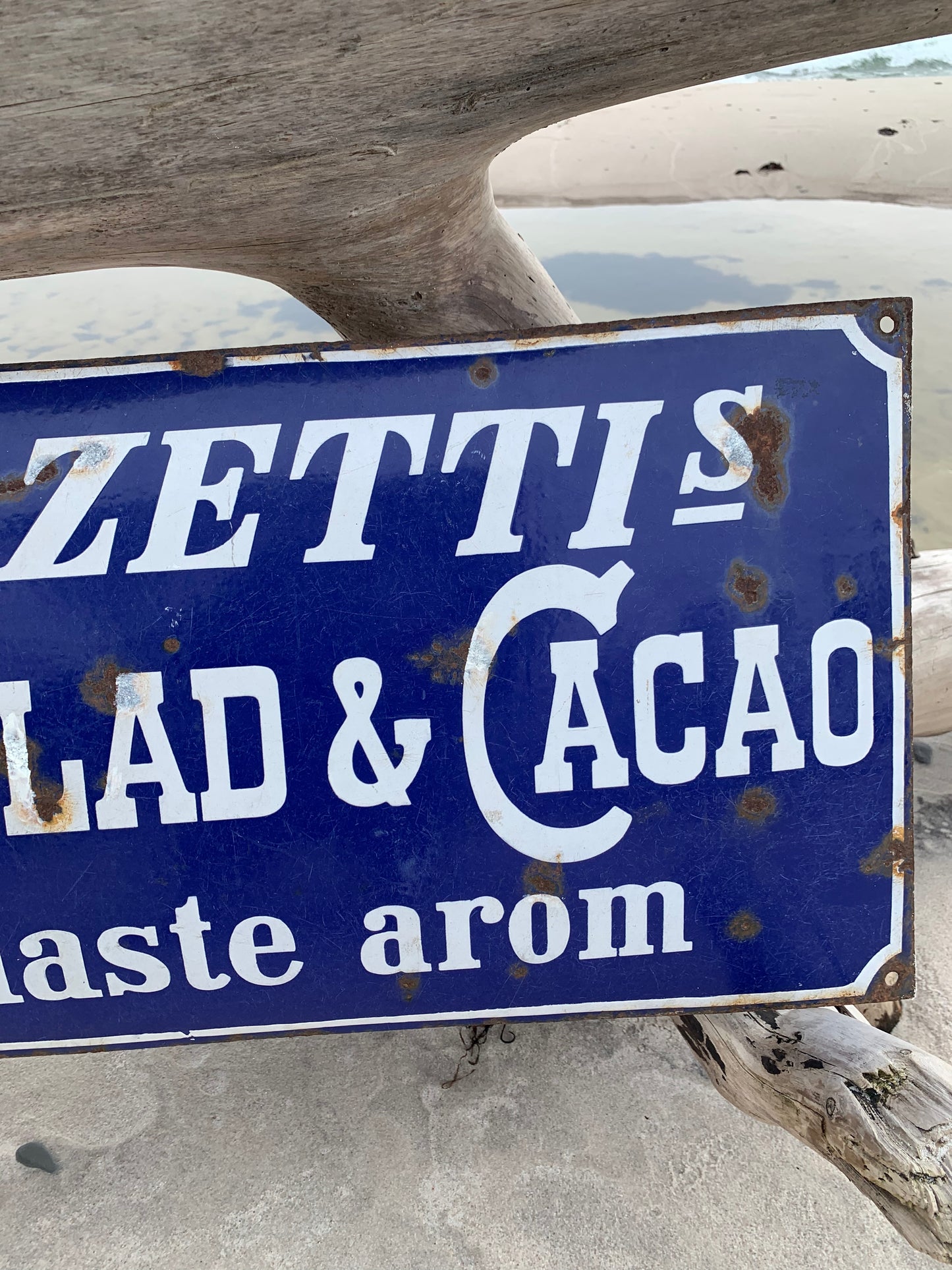 Emailleschild - Mazetti