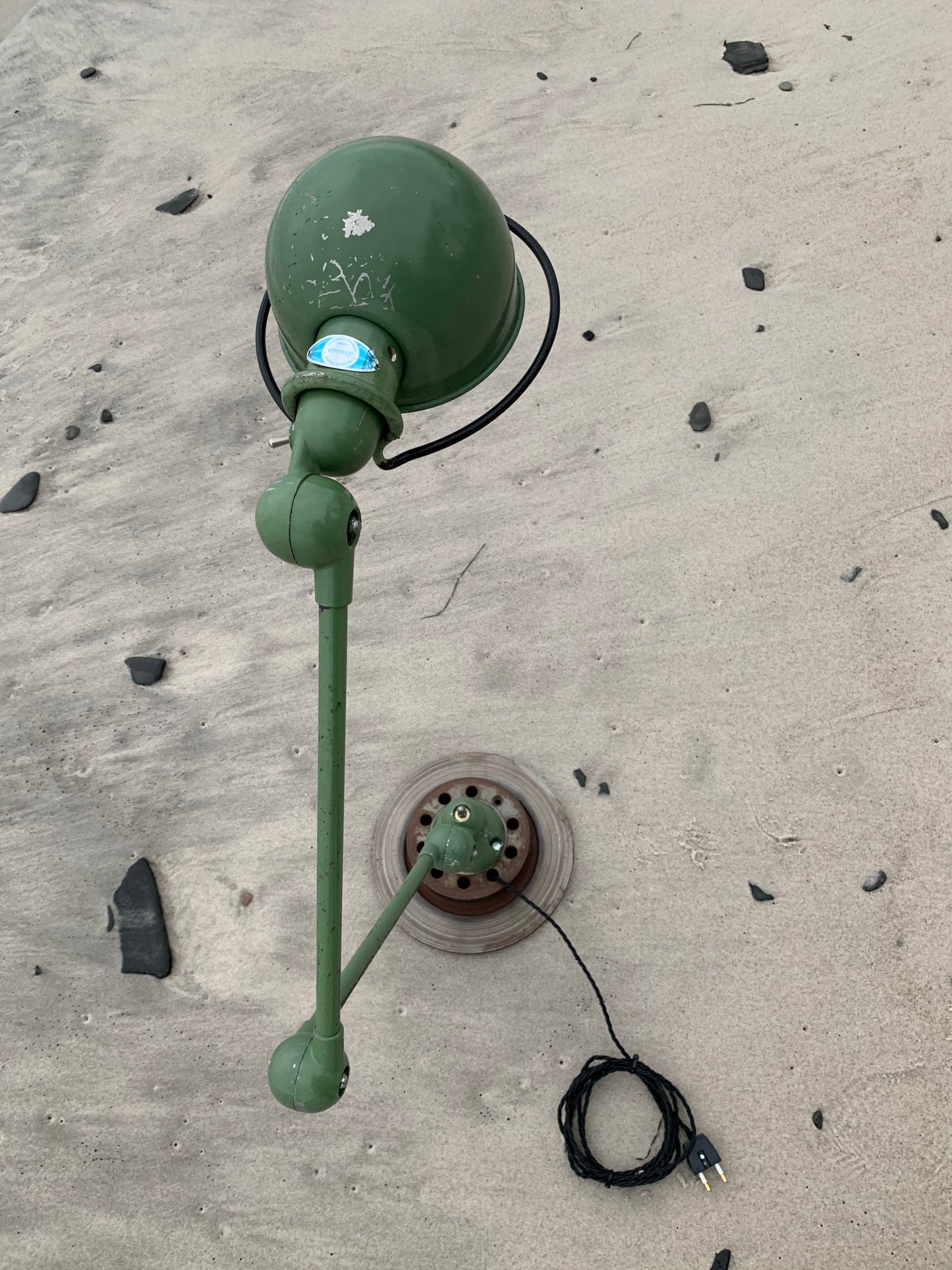 Jieldé Tisch-/Wandlampe mit zwei Armen - Grün