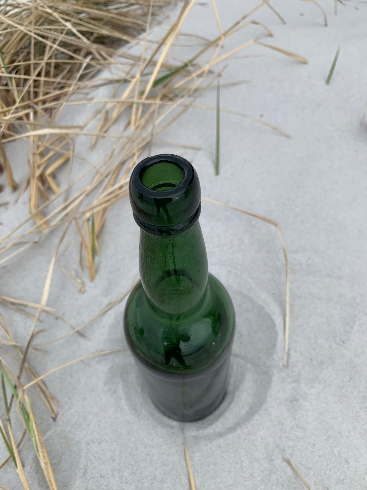 Glasflasche - Grün