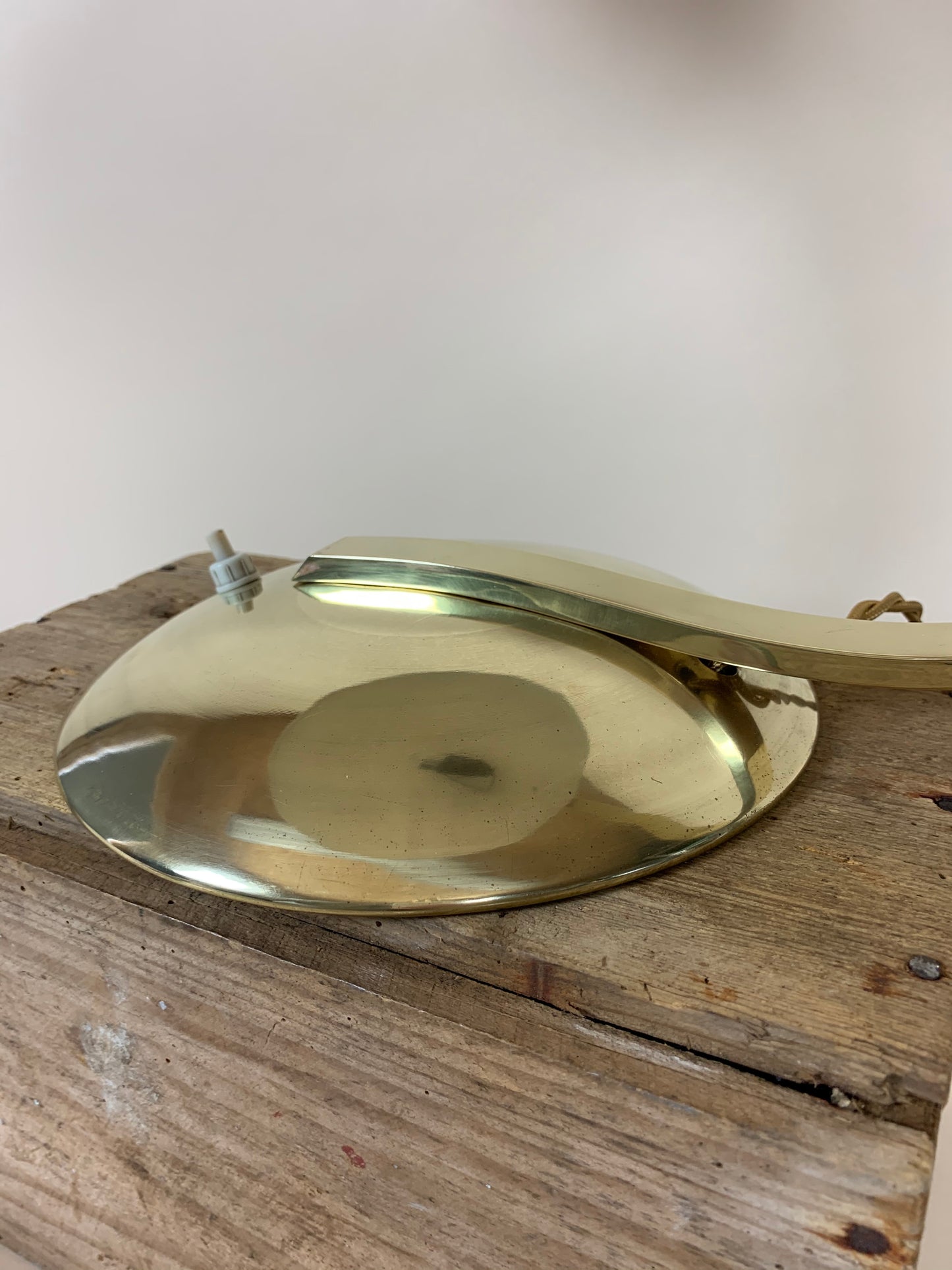 Messinglampe von Hillebrand