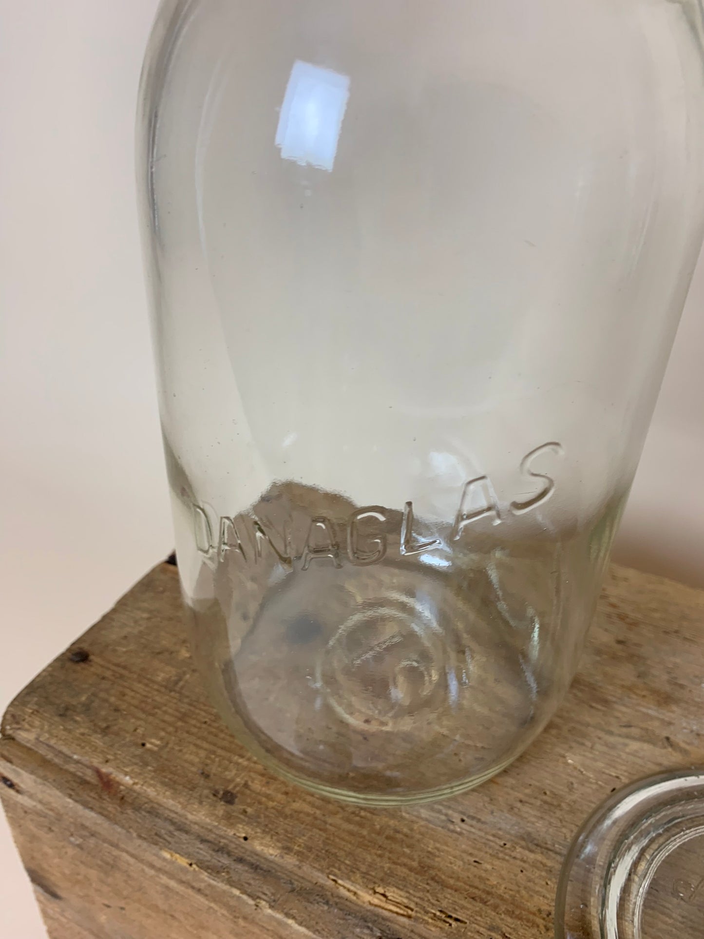 Großes Siedeglas mit Deckel