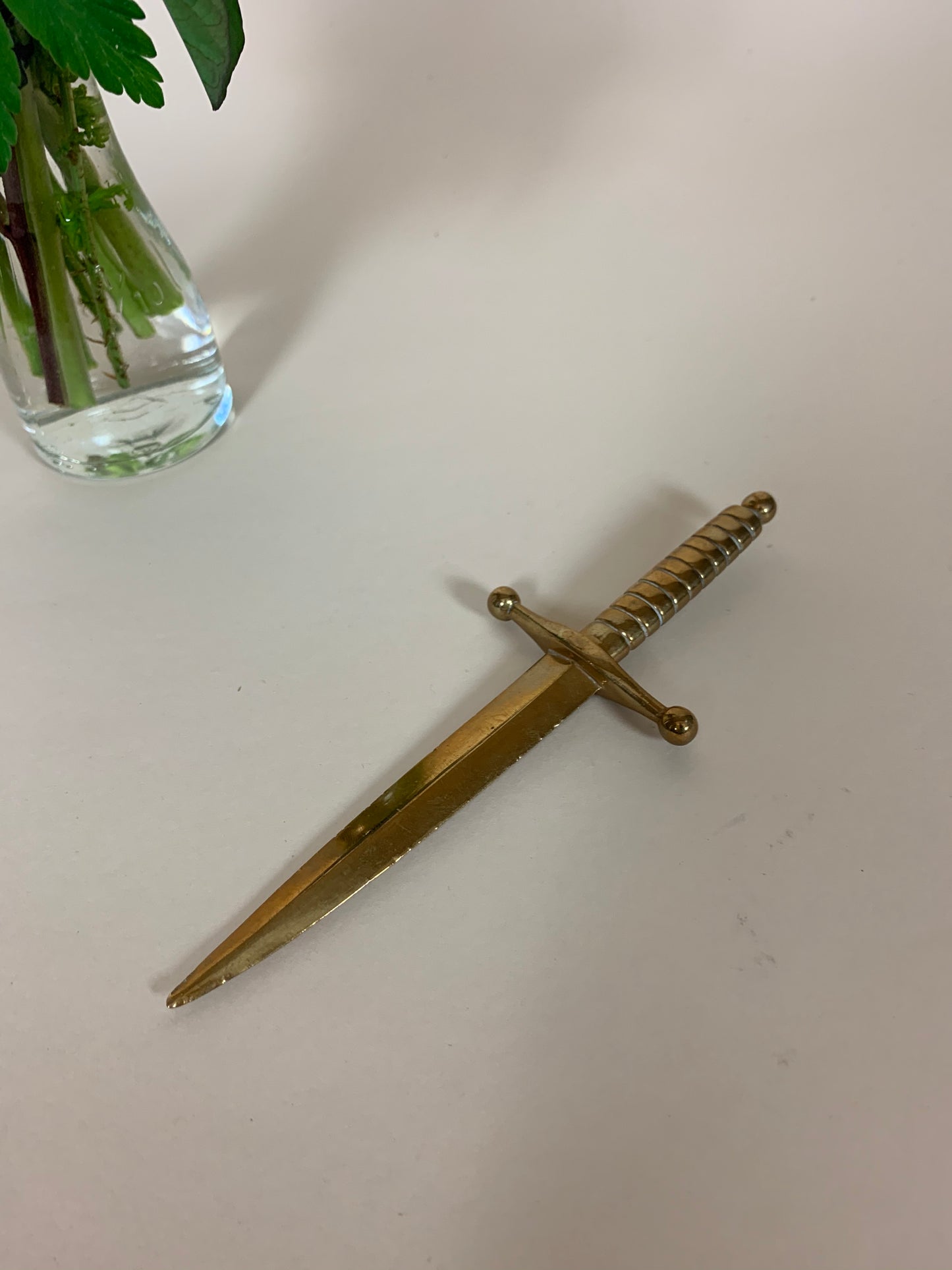 Brieföffner aus Messing