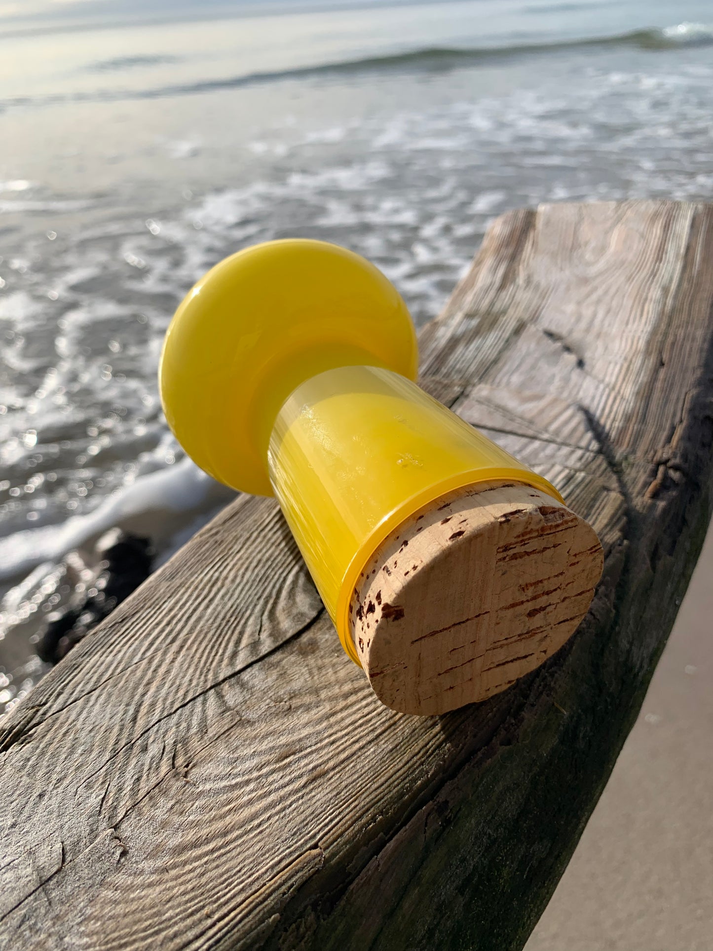 Holmegaard Palet Strohglas - Gelb