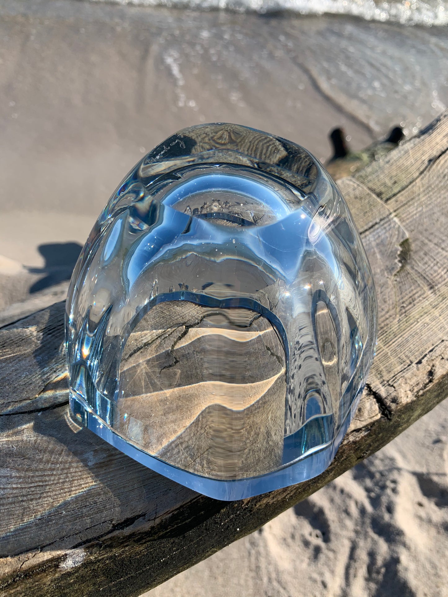 Glasvase von Strömbergshyttan