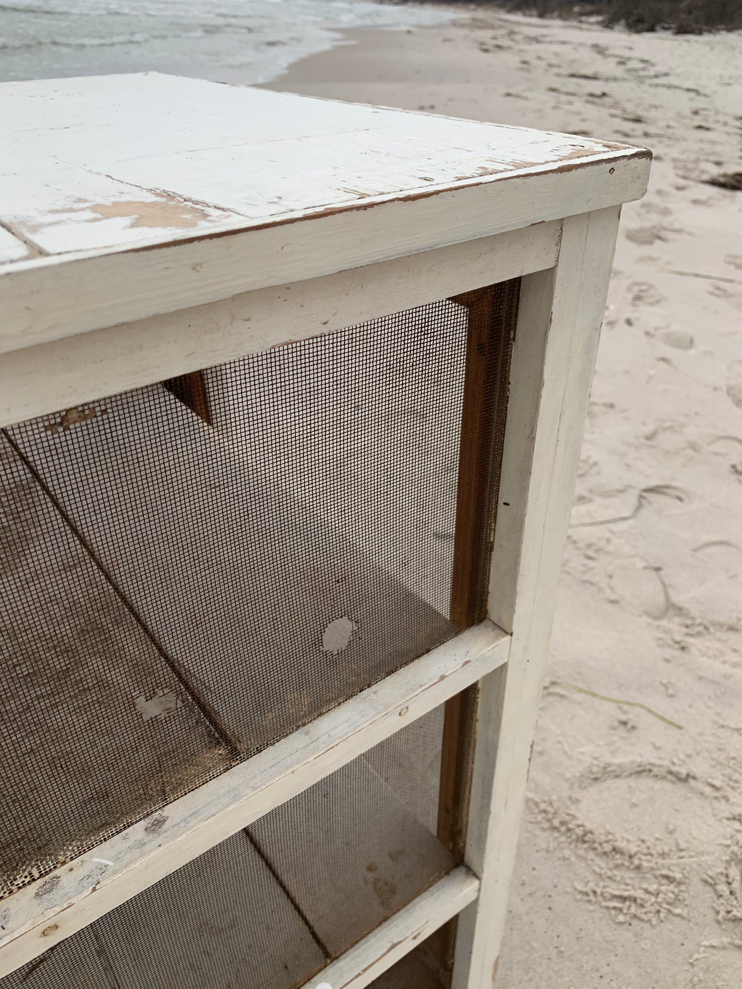 Schöner alter Fliegenschrank