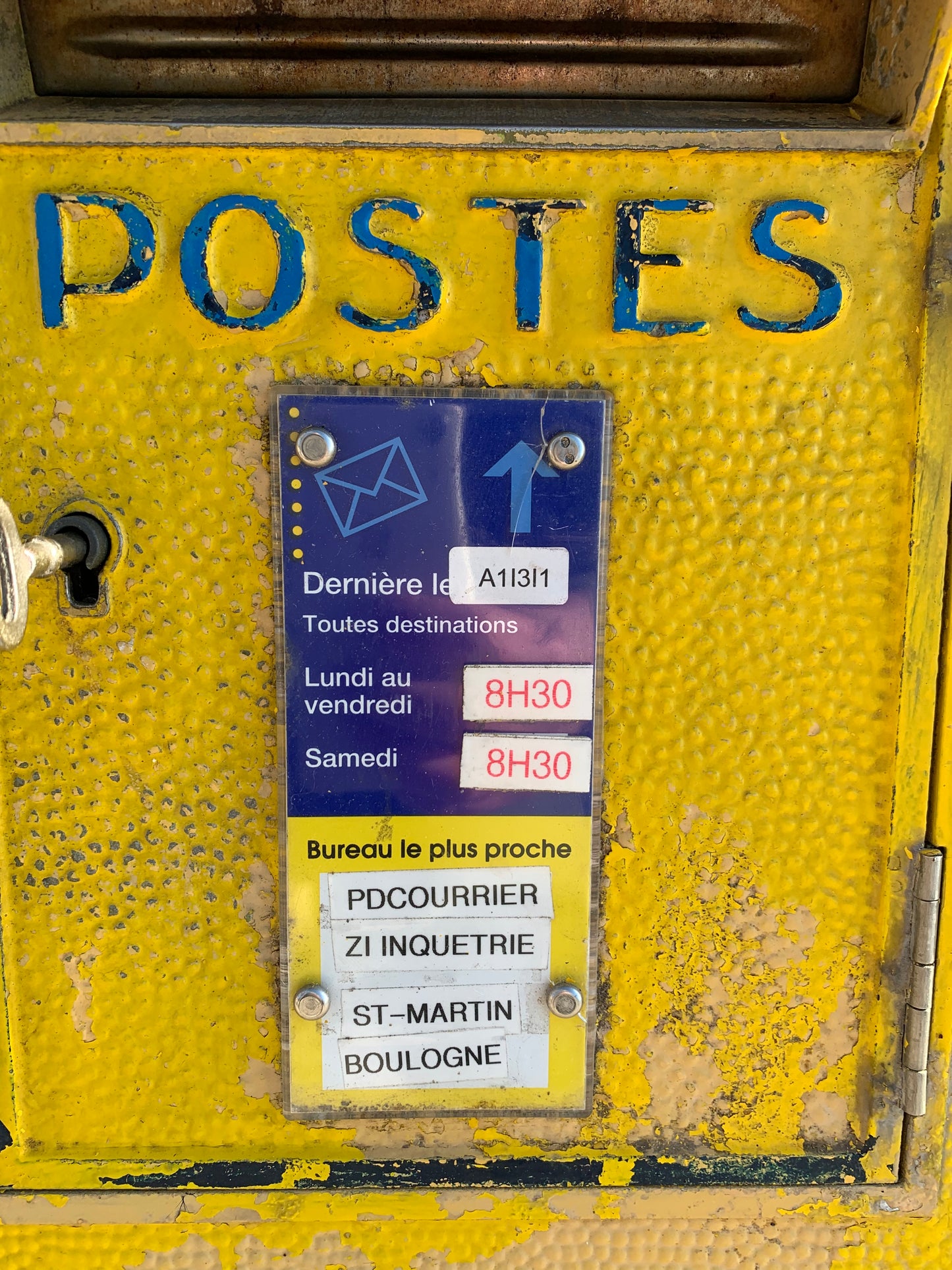 Französischer Briefkasten