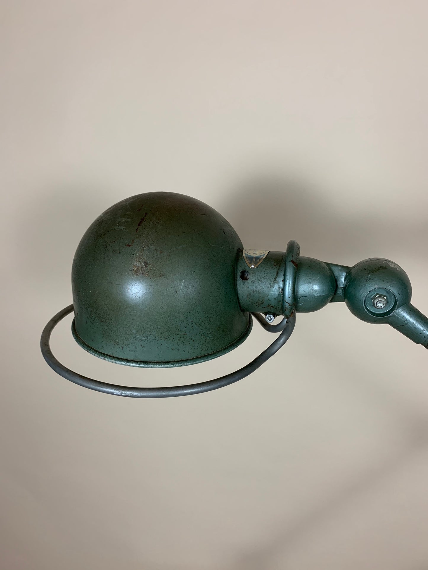 Original grüne Jieldé Stehlampe