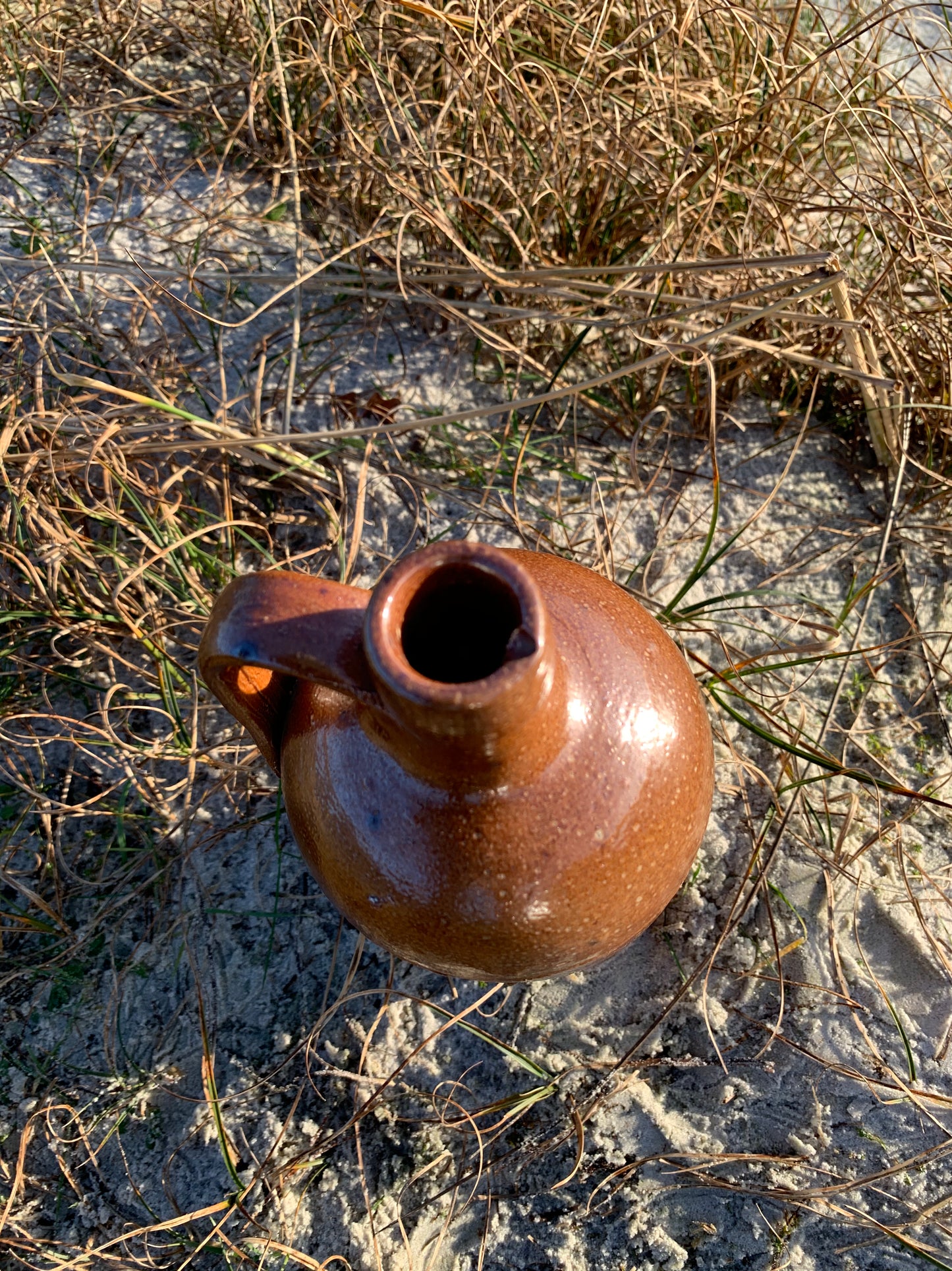 Schnapsflasche oder Kerzenhalter