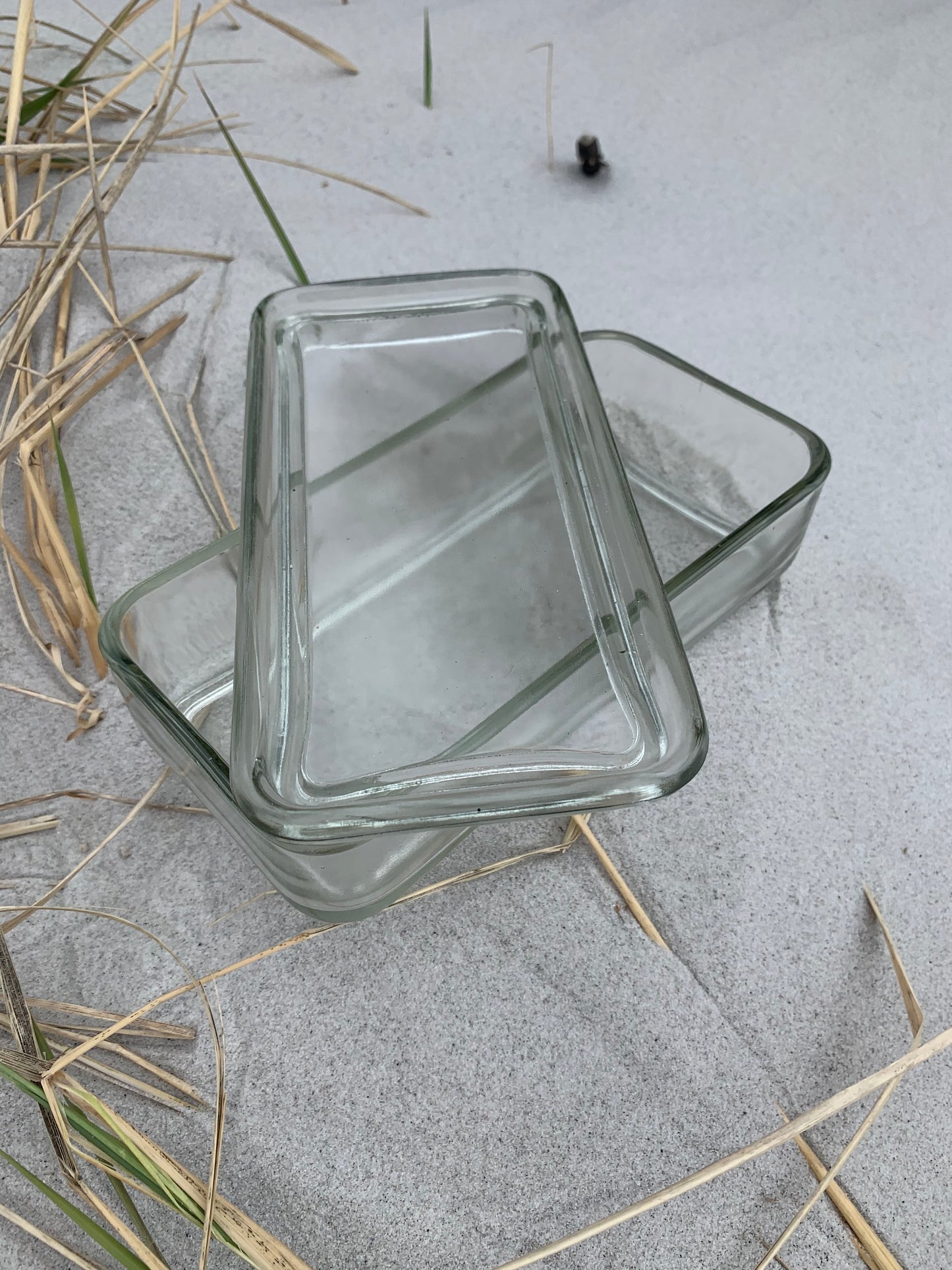 Glas mit Deckel